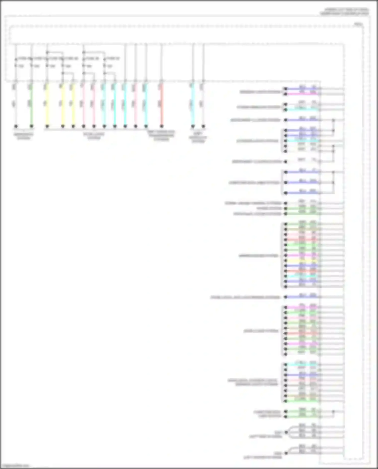 Wiring diagram navigation, sound systems for Honda Jazz GG facelift (2011-2014) (1 of 1)