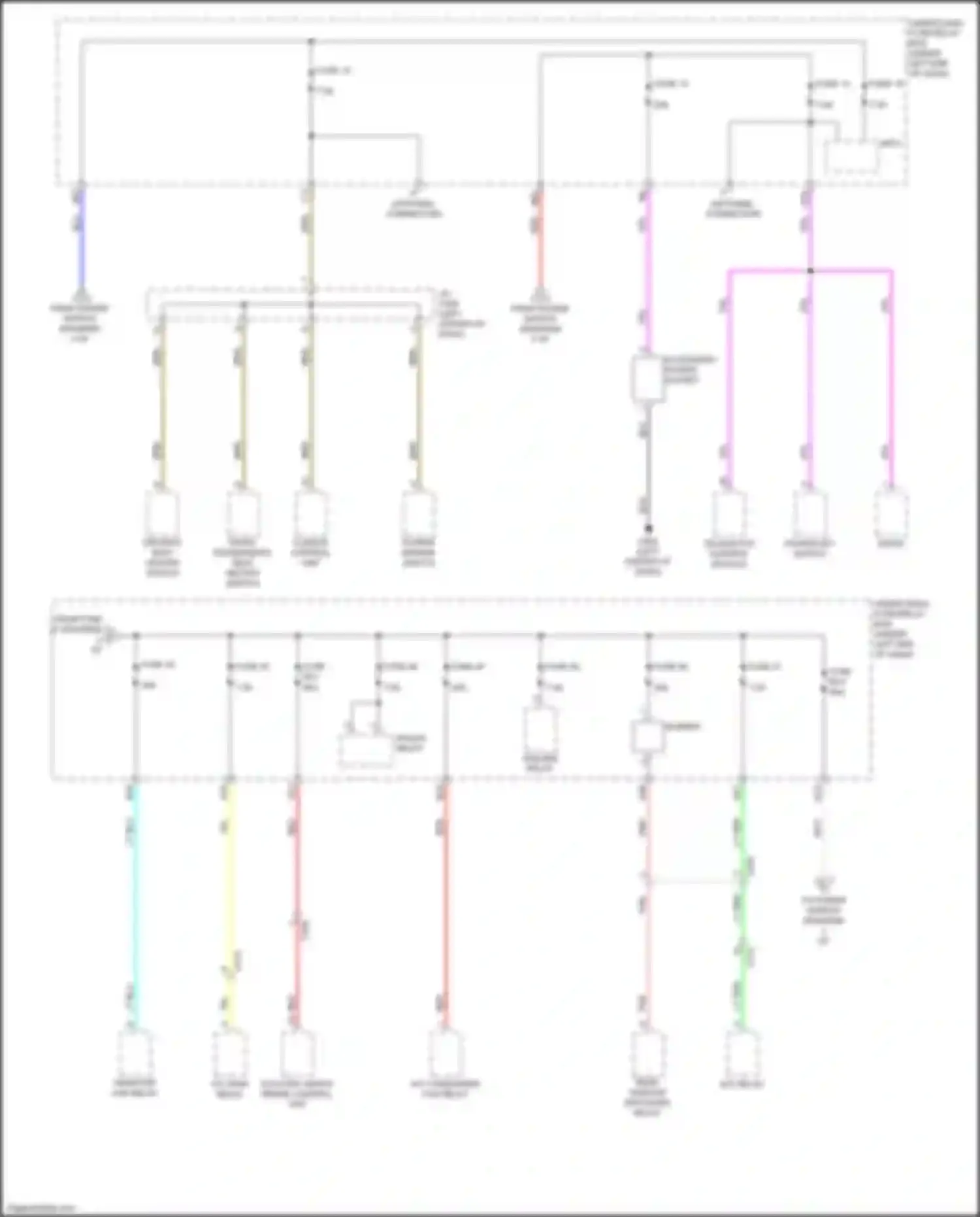 Wiring diagram optional connector for Honda Jazz GG facelift (2011-2014) (2 of 2)