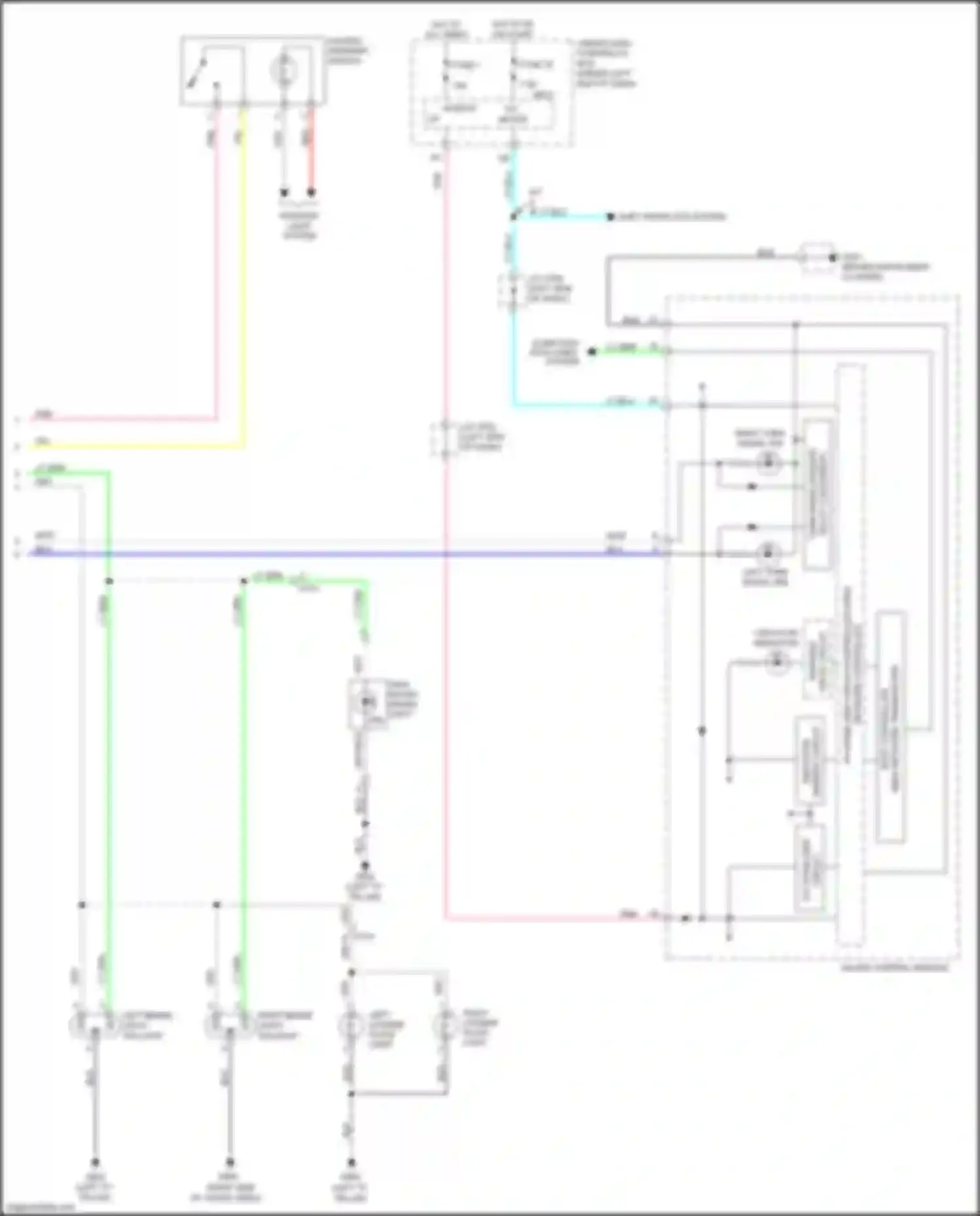 Wiring diagram right turn signal ind for Honda Jazz GG facelift (2011-2014) (1 of 3)
