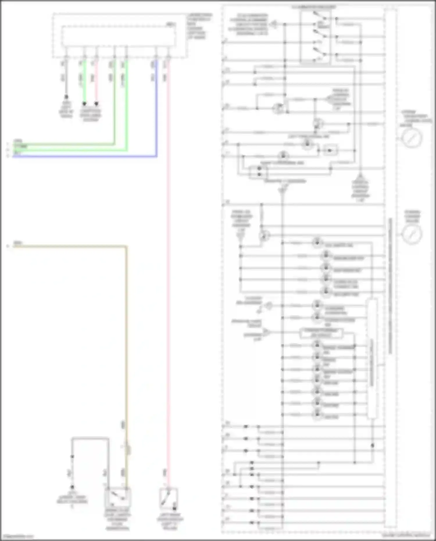 Wiring diagram security ind for Honda Jazz GG facelift (2011-2014) (1 of 2)
