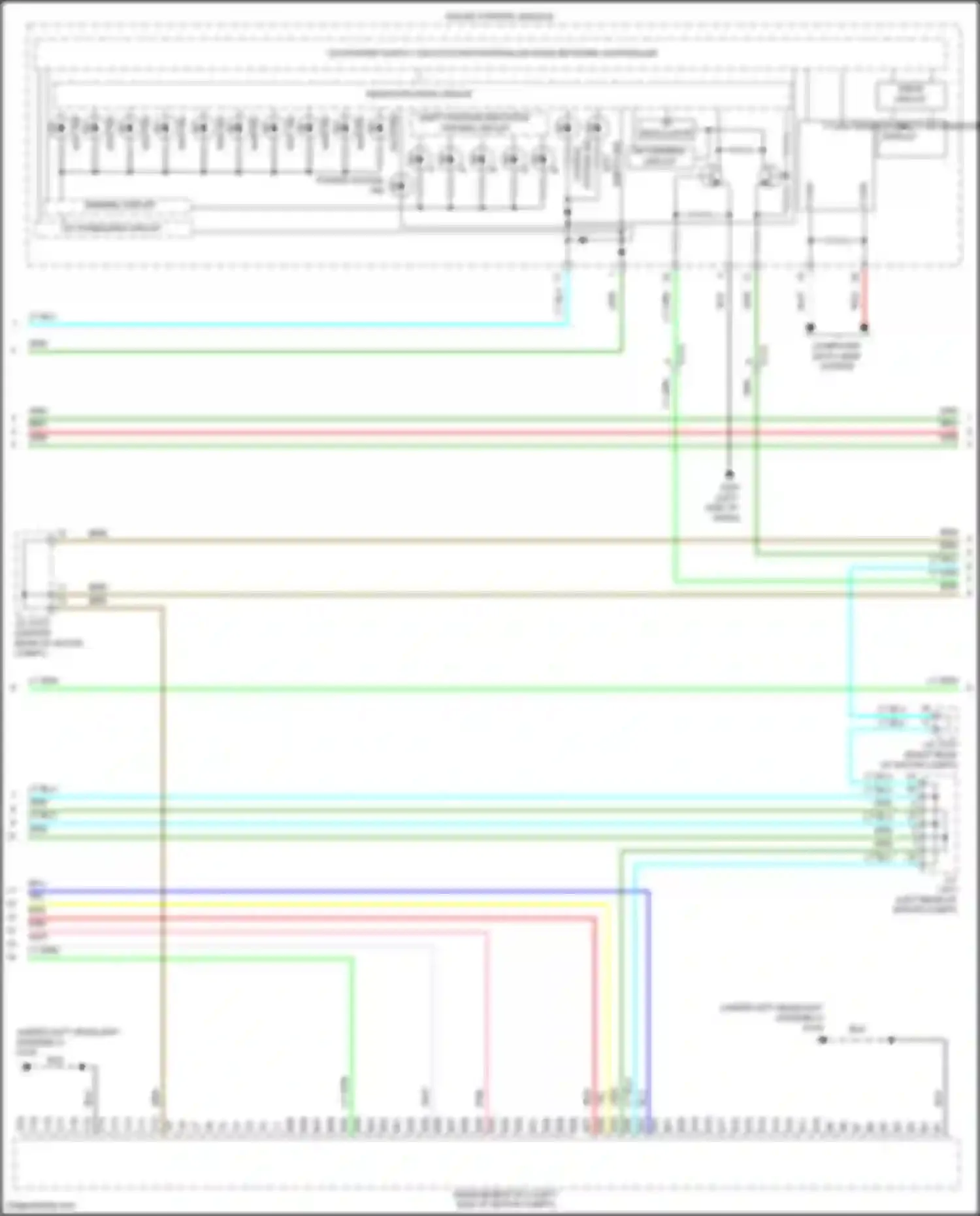 Wiring diagram shift position indicator driving circuit for Honda Jazz GG facelift (2011-2014) (2 of 2)