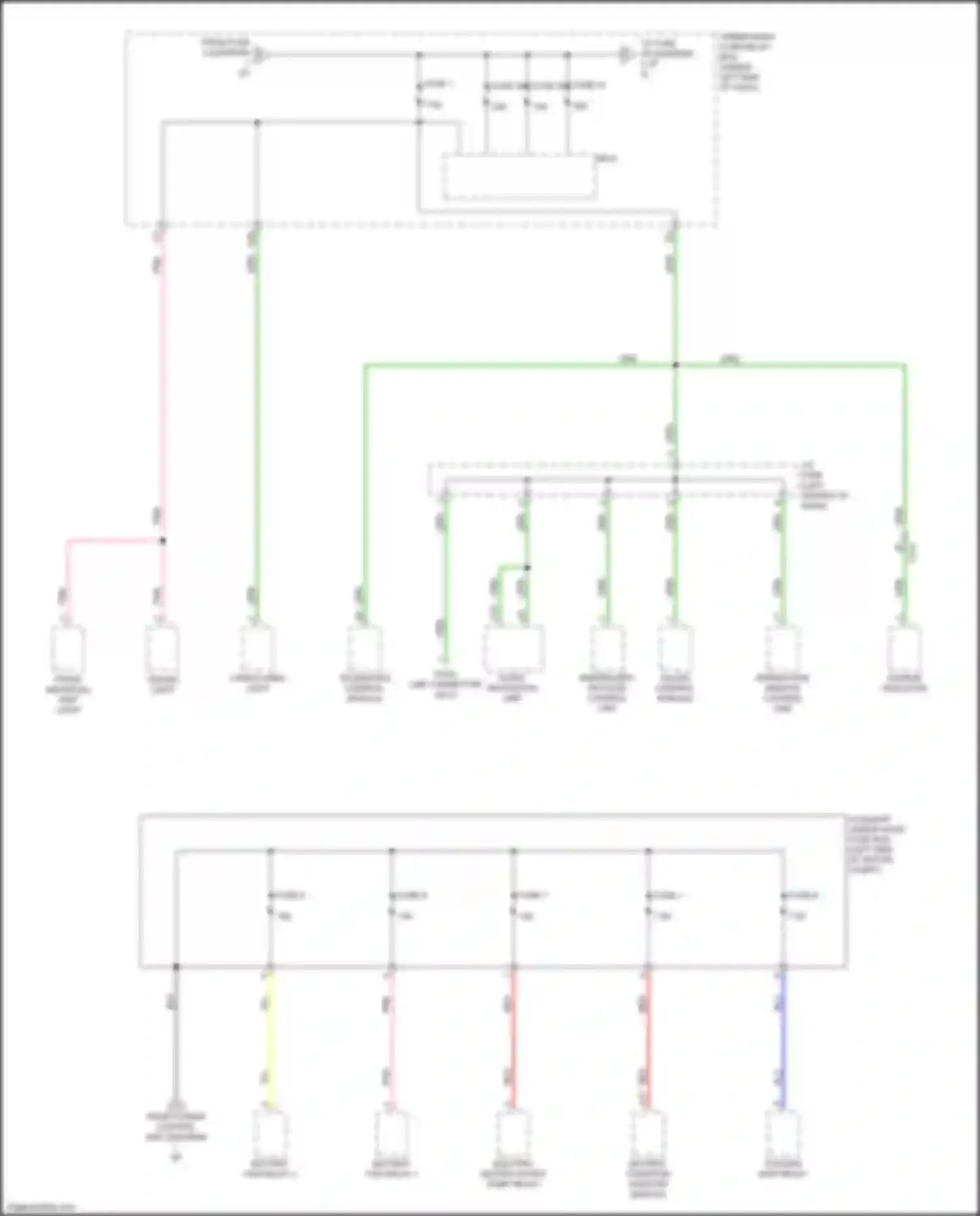 Wiring diagram telematics control module for Honda Jazz GG facelift (2011-2014) (2 of 2)