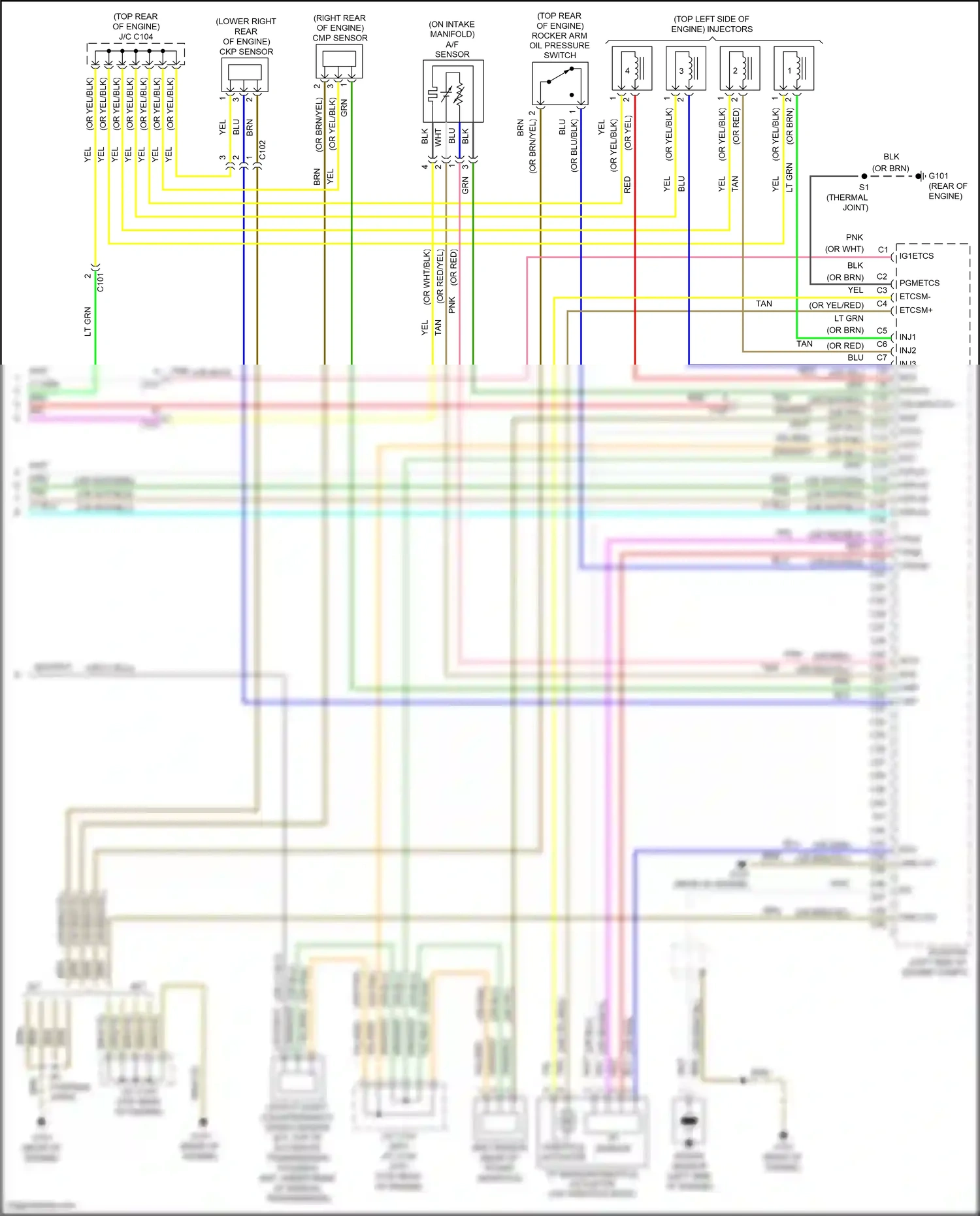 Honda Jazz GG facelift (2011-2014) tp sensor wiring diagram  (2 of 2)