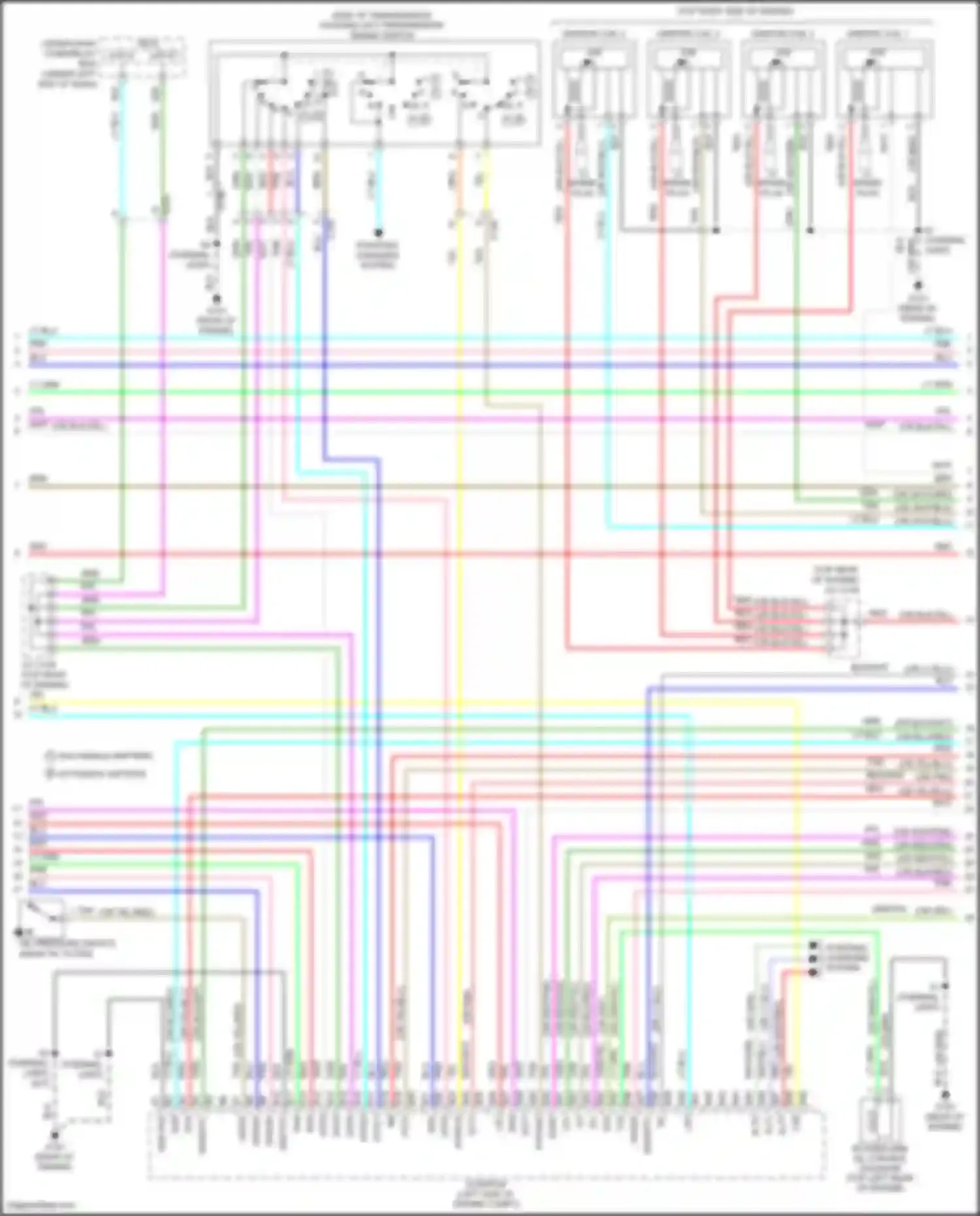 Wiring diagram under-dash fuse/relay box for Honda Jazz GG facelift (2011-2014) (90 of 96)