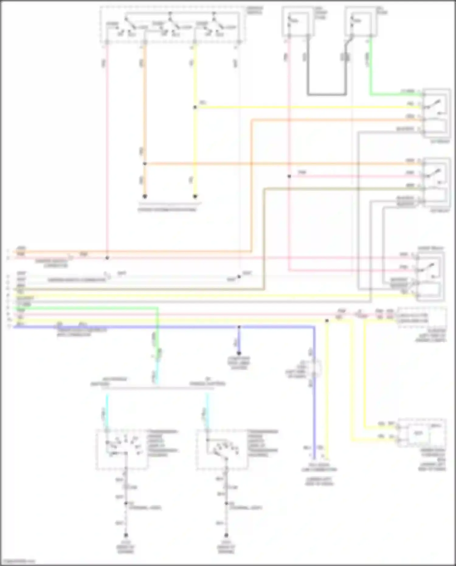Wiring diagram under-dash fuse/relay box for Honda Jazz GG facelift (2011-2014) (49 of 96)