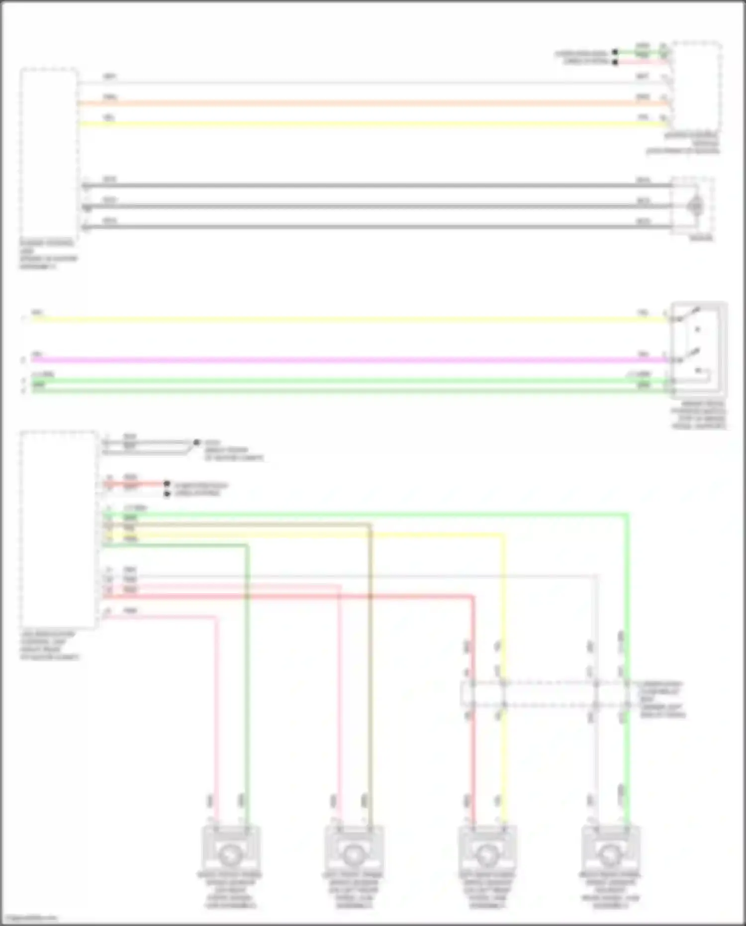 Wiring diagram vsa modulator control unit for Honda Jazz GG facelift (2011-2014) (5 of 11)