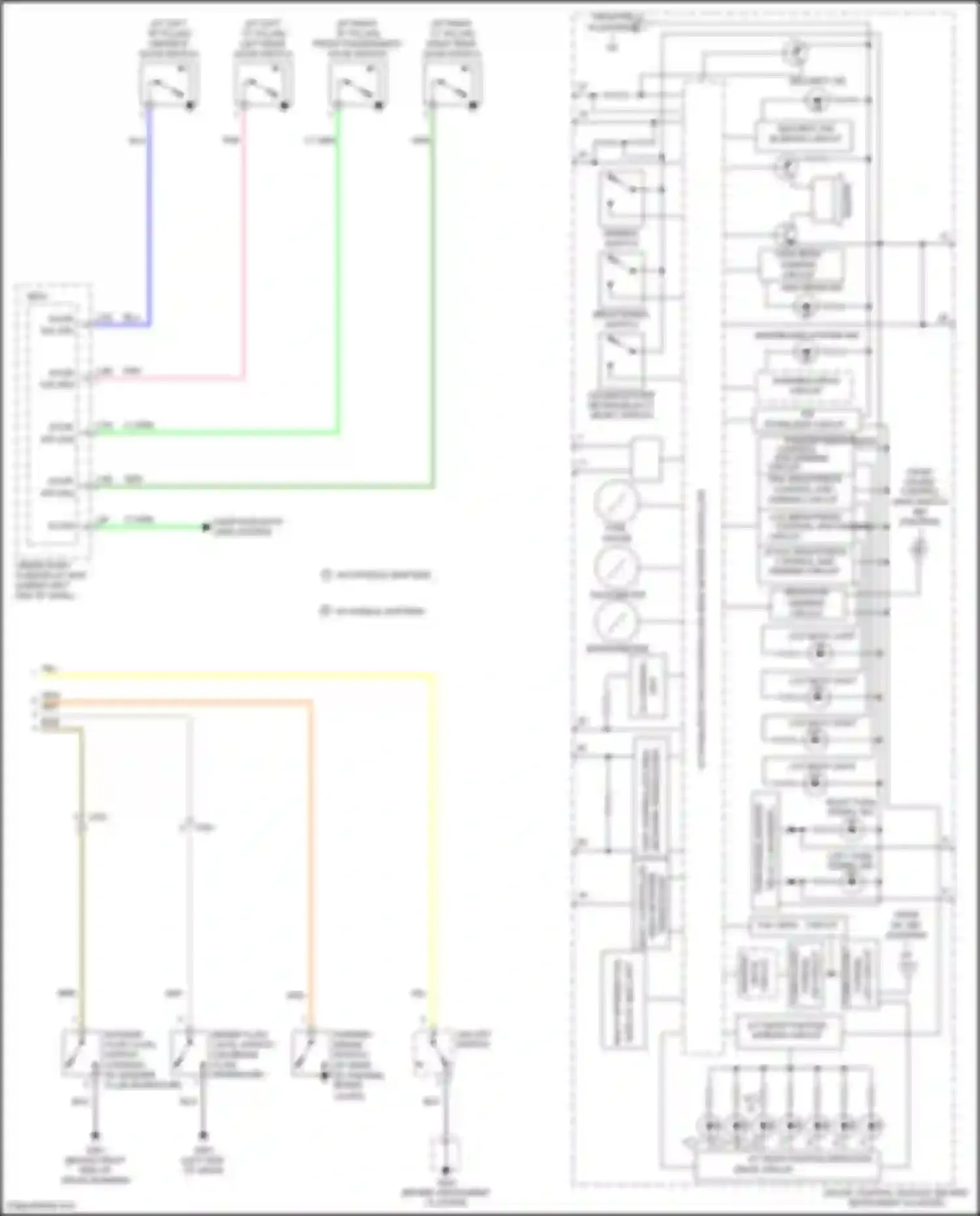 Wiring diagram washer fluid level switch for Honda Jazz GG facelift (2011-2014) (3 of 3)