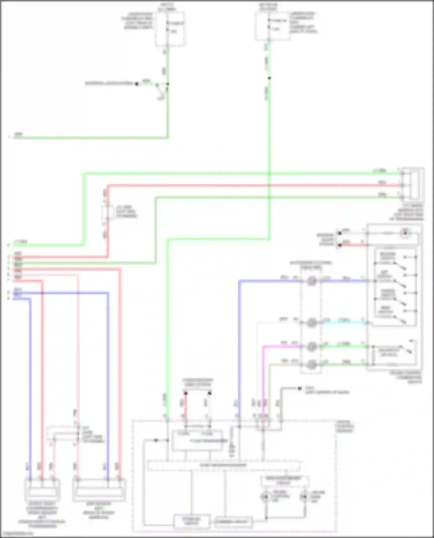 Car Wiring Diagrams for Jazz Honda GK facelift (2017-2020): Cruise control circuit (2 of 2)