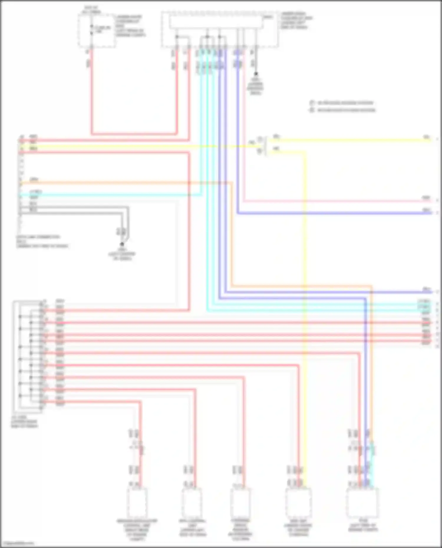 Wiring diagram abs/vsa modulator control unit for Honda Jazz GK facelift (2017-2020) (3 of 8)