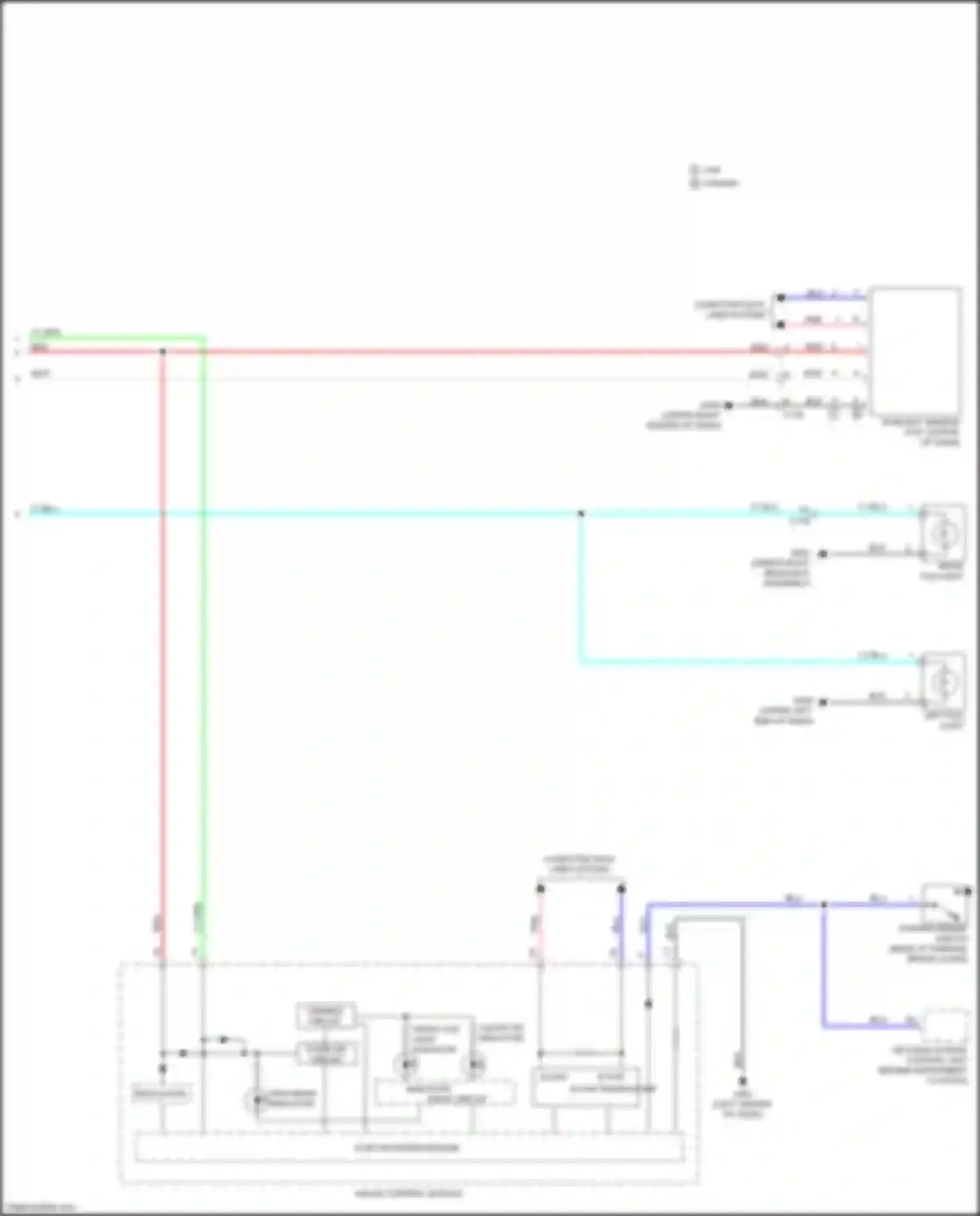 Wiring diagram b-can l for Honda Jazz GK facelift (2017-2020) (4 of 8)