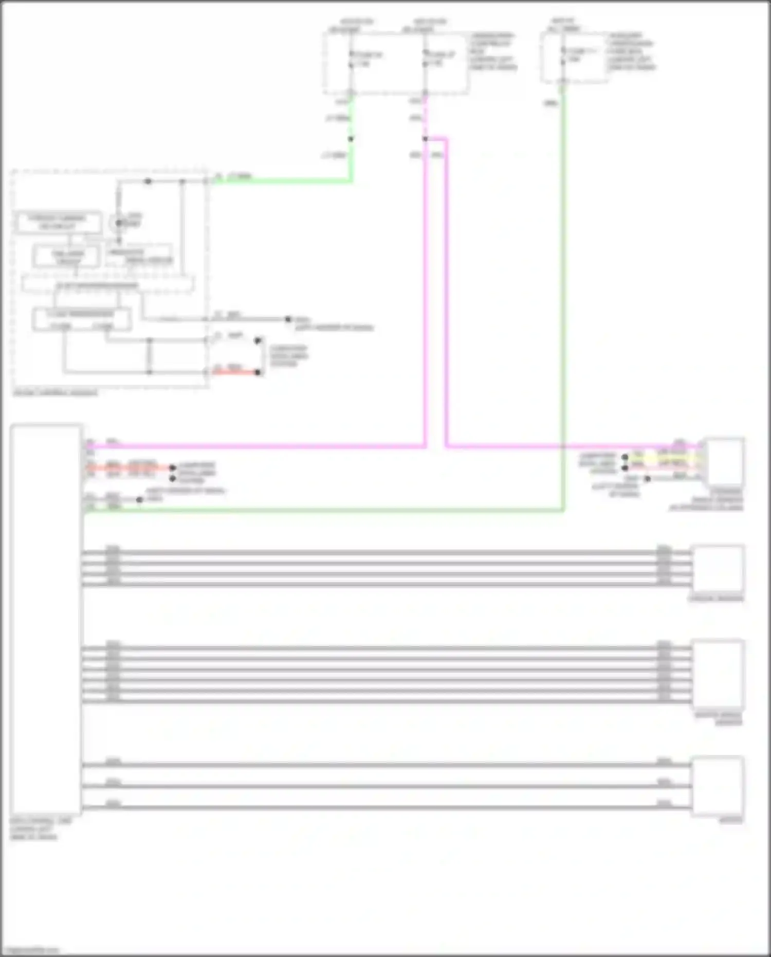 Wiring diagram eps control unit for Honda Jazz GK facelift (2017-2020) (3 of 6)