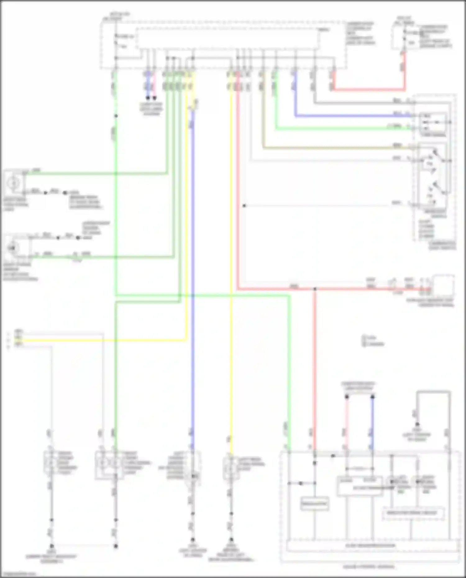 Wiring diagram indicator drive circuit for Honda Jazz GK facelift (2017-2020) (2 of 18)