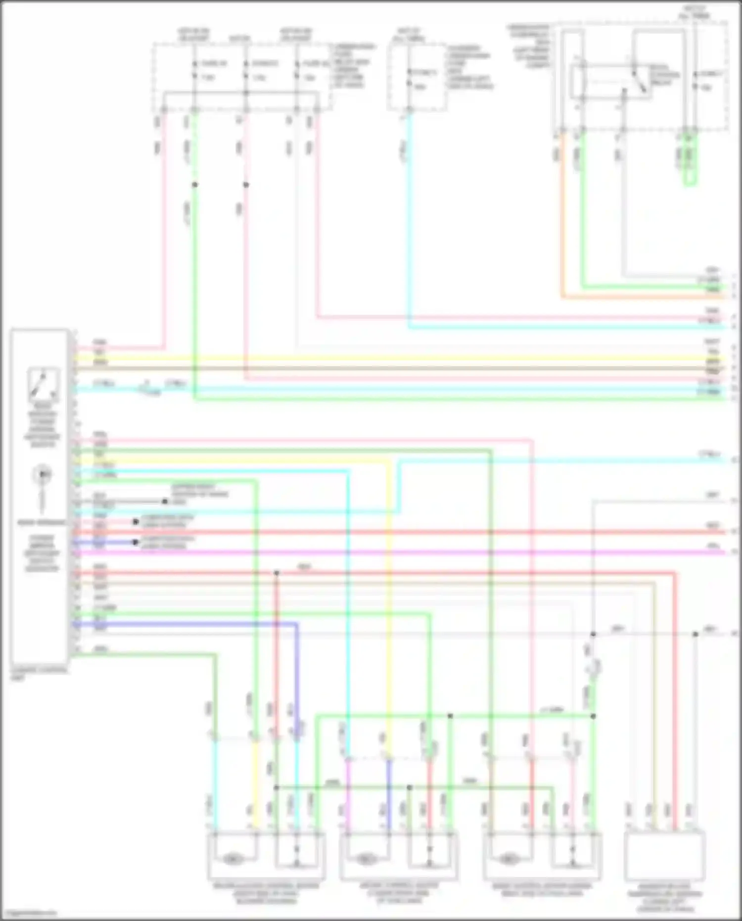 Wiring diagram recirculation control motor for Honda Jazz GK facelift (2017-2020) (1 of 1)