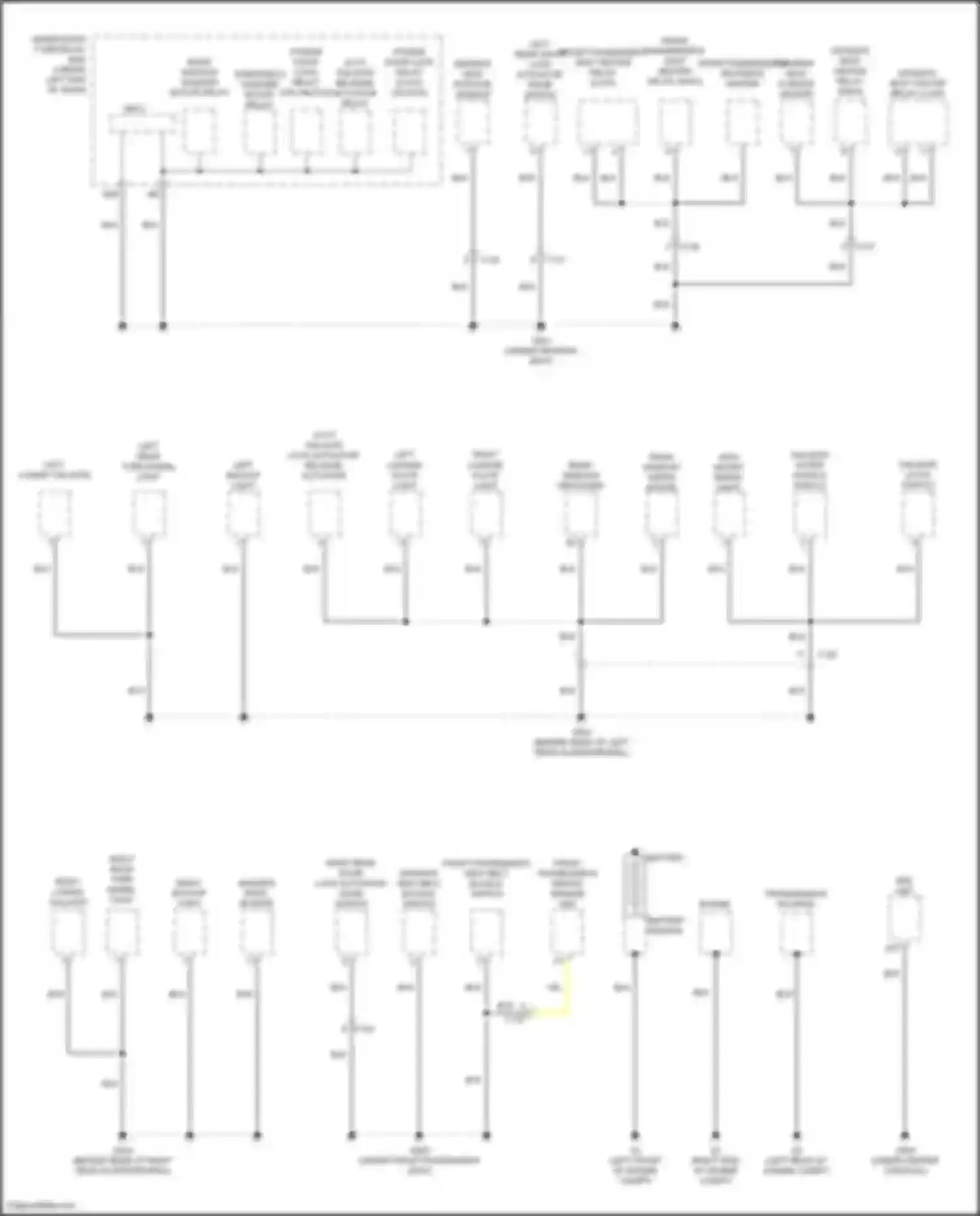 Jazz Honda GK (2015-2017): Ground distribution circuit (3 of 3)