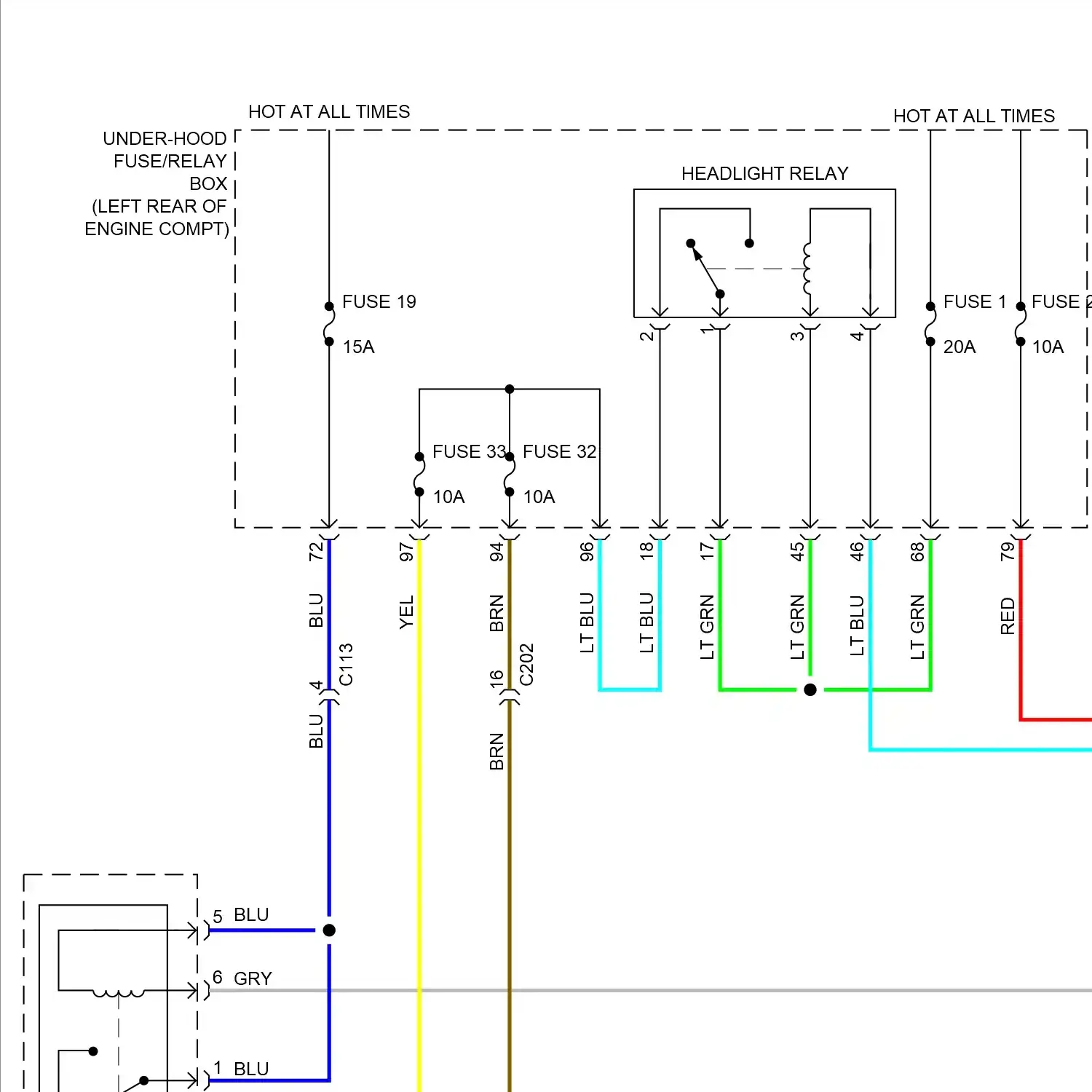 demo - Headlights circuit (1 of 2) Headlights circuit (1 of 2)