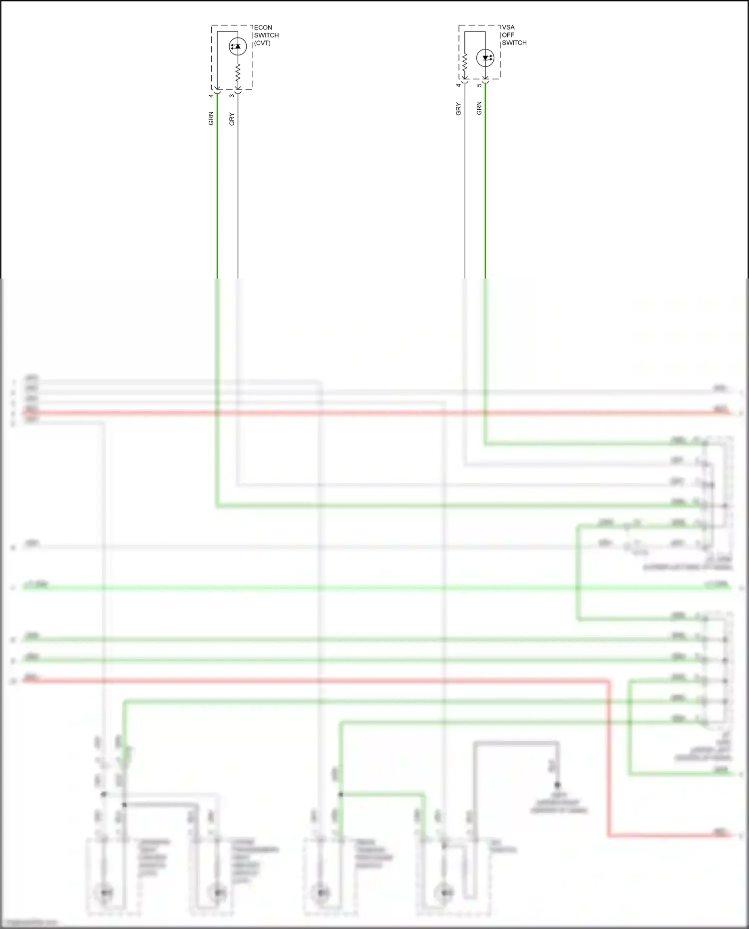 Wiring diagram a/c switch for Honda Jazz GK (2015-2017) (2 of 4)