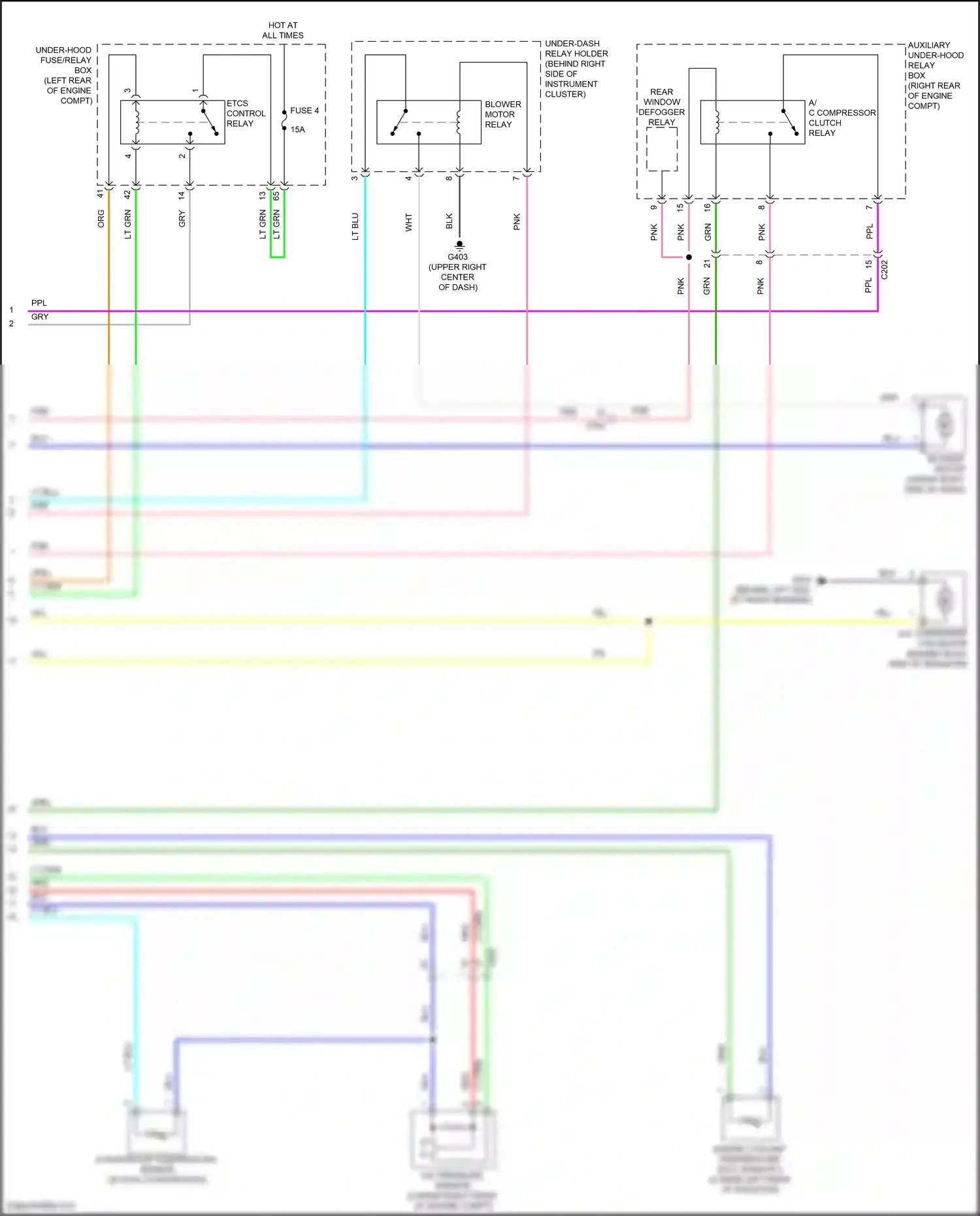 Wiring diagram blu for Honda Jazz GK (2015-2017) (10 of 80)
