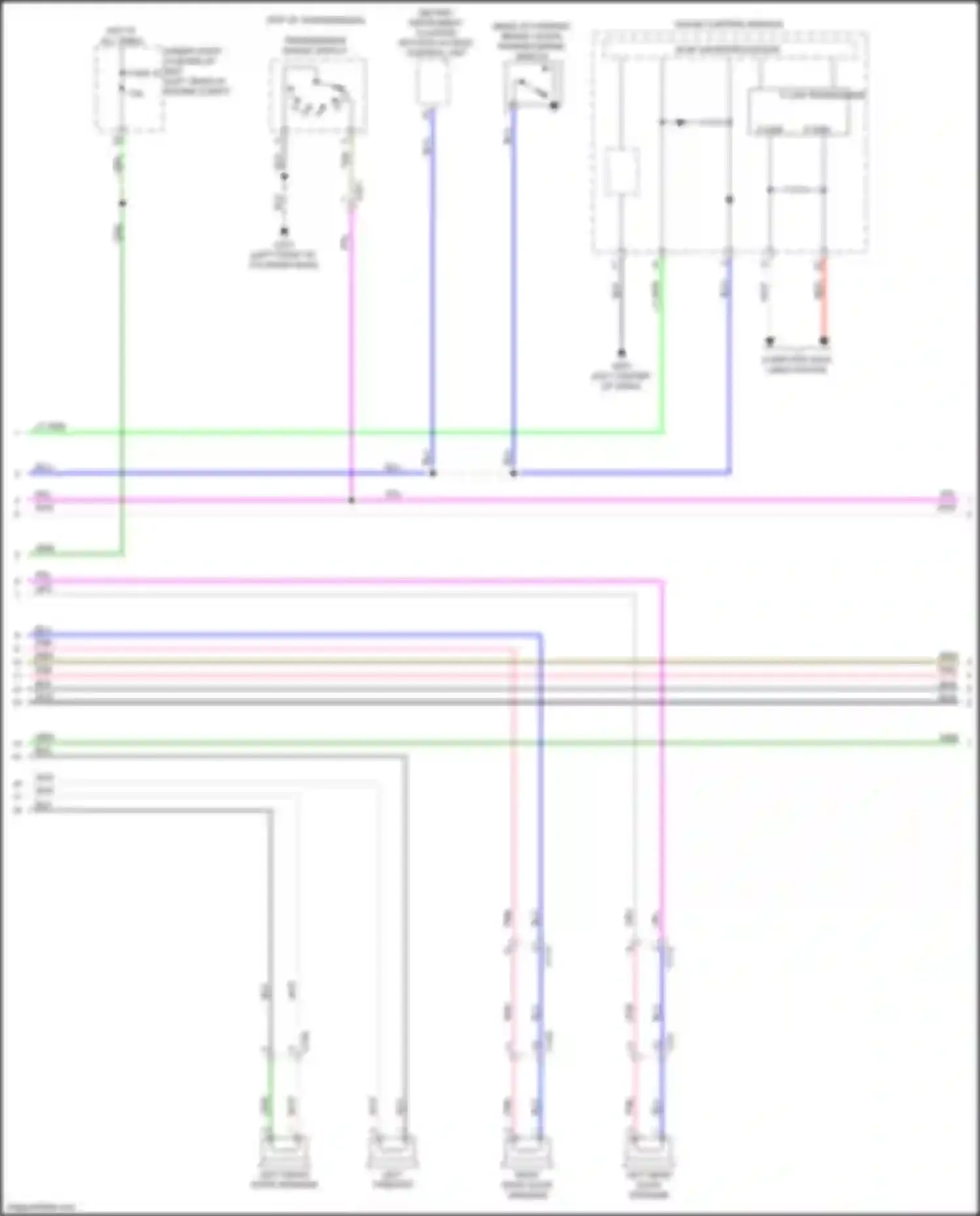 Wiring diagram computer data lines system for Honda Jazz GK (2015-2017) (38 of 56)
