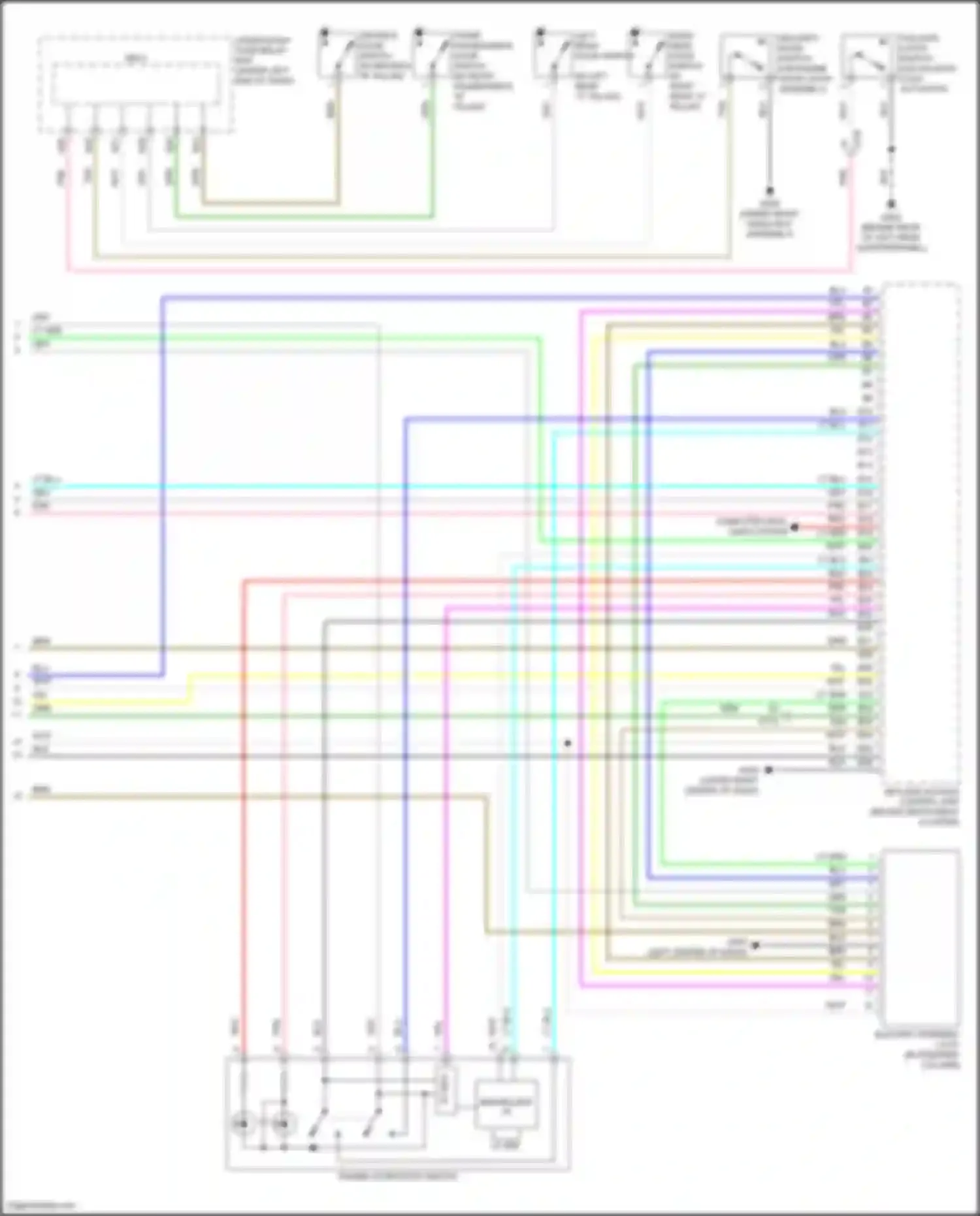 Wiring diagram engine start/stop switch for Honda Jazz GK (2015-2017) (1 of 4)