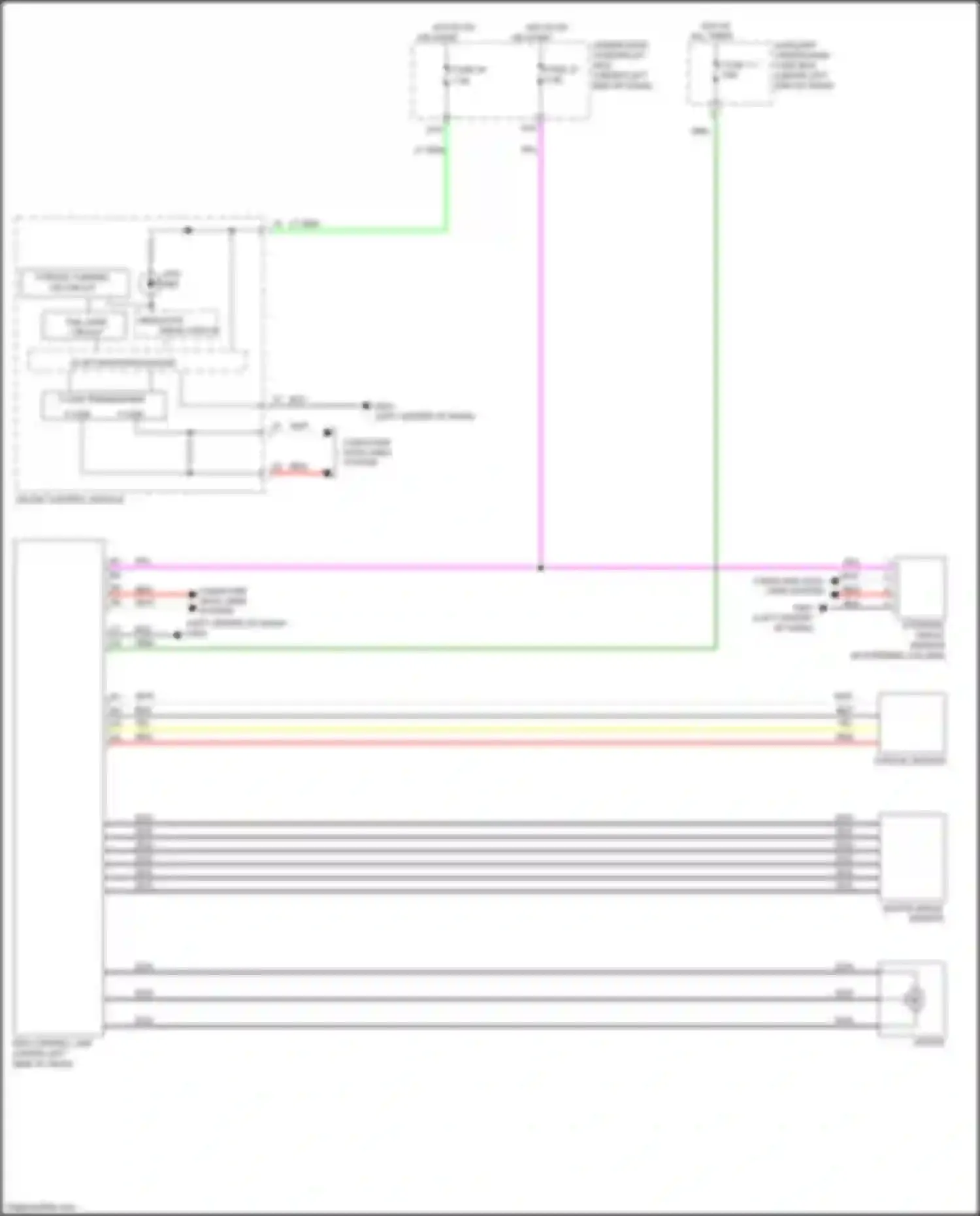 Wiring diagram eps control unit for Honda Jazz GK (2015-2017) (2 of 5)