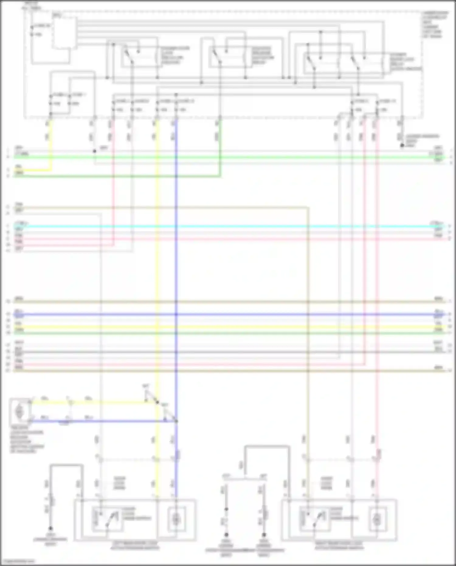 Wiring diagram fuse 1 for Honda Jazz GK (2015-2017) (2 of 9)