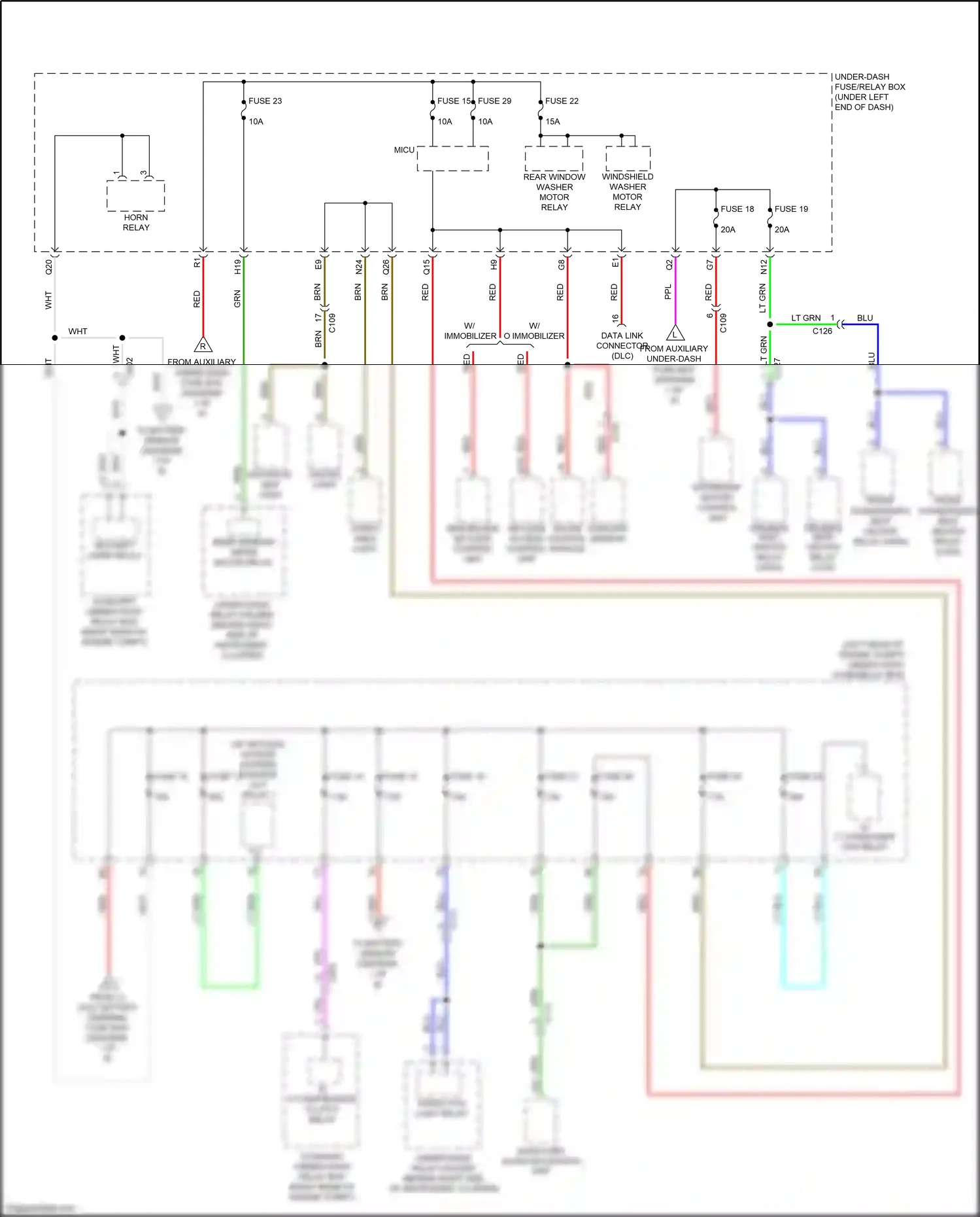 Honda Jazz GK (2015-2017) fuse 21 wiring diagram  (2 of 4)