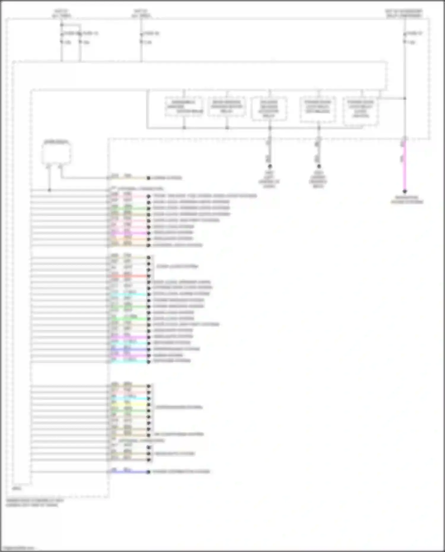 Wiring diagram headlights system for Honda Jazz GK (2015-2017) (1 of 2)
