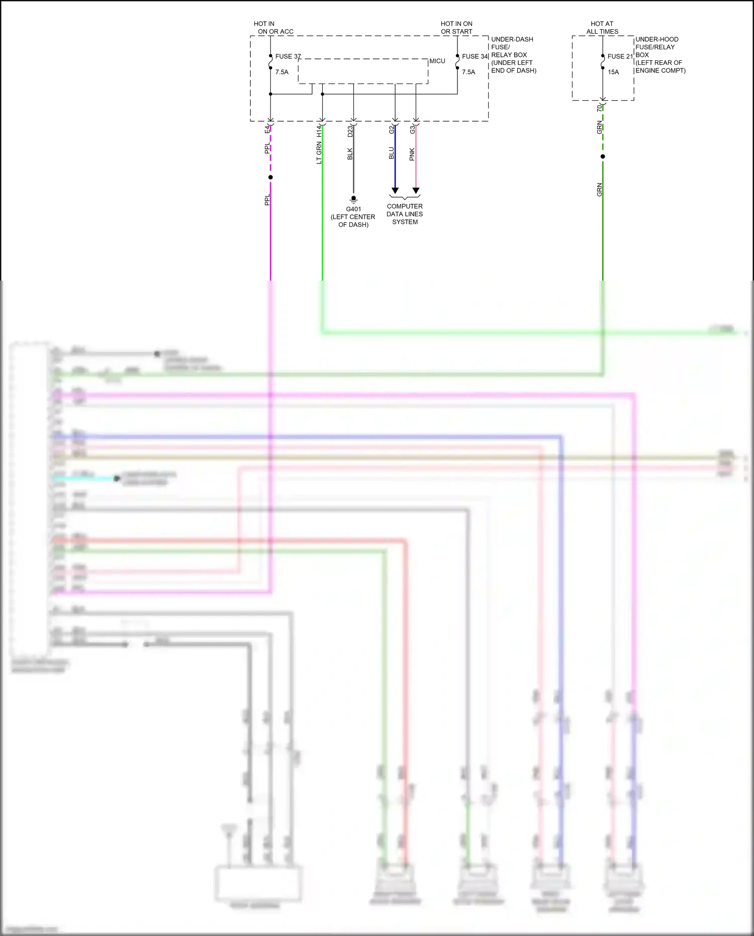 Wiring diagram nca for Honda Jazz GK (2015-2017) (9 of 11)