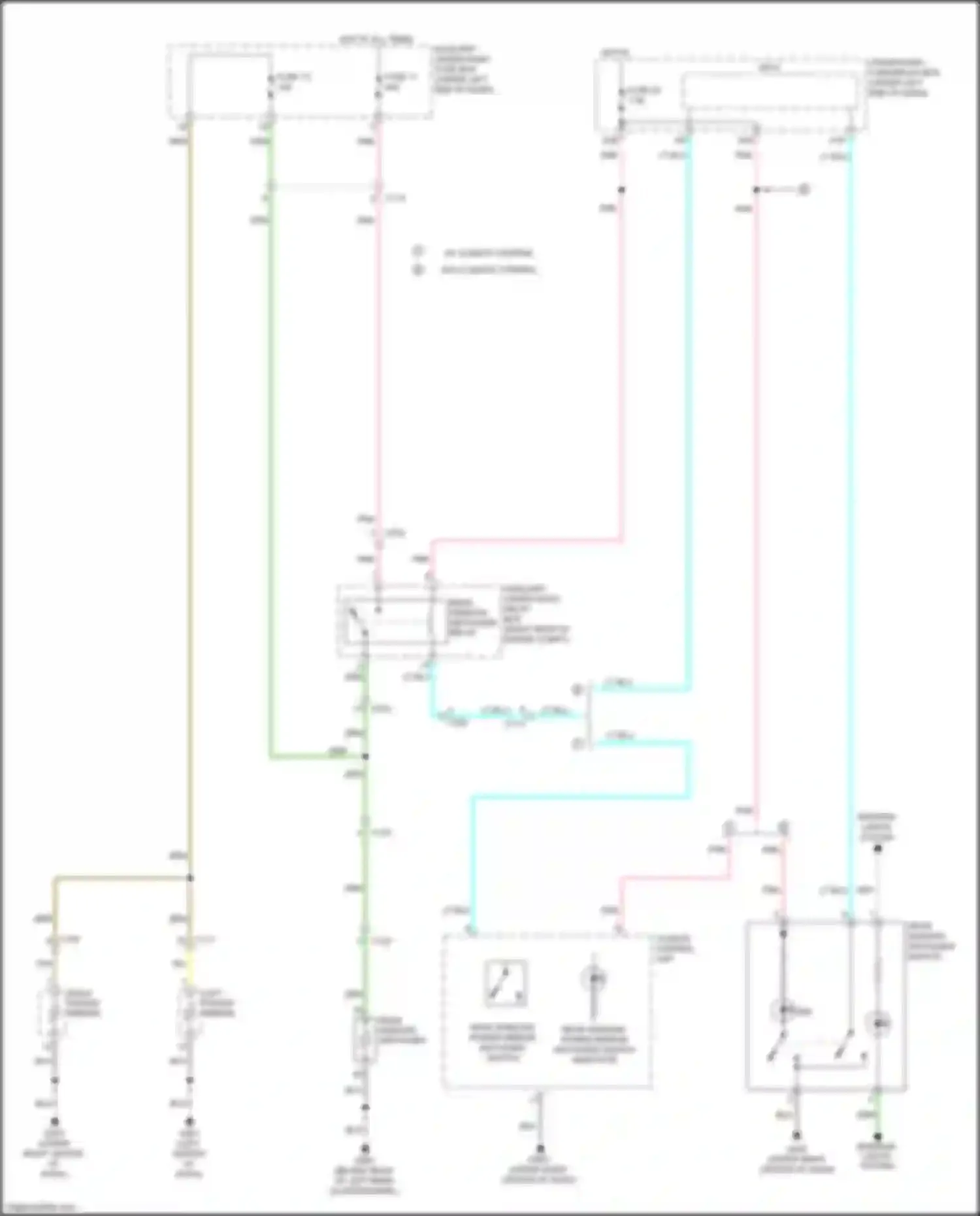 Wiring diagram rear window defogger switch for Honda Jazz GK (2015-2017) (1 of 5)