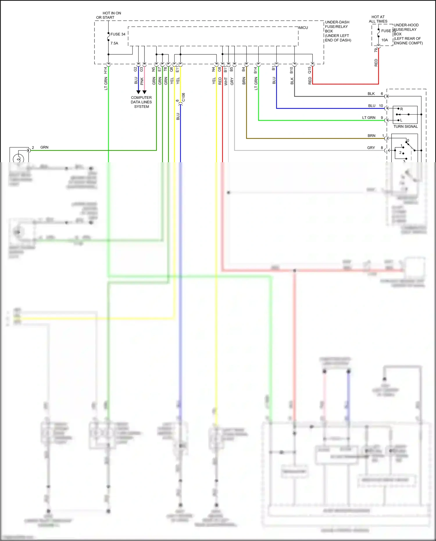 Honda Jazz GK (2015-2017) red wiring diagram  (33 of 80)