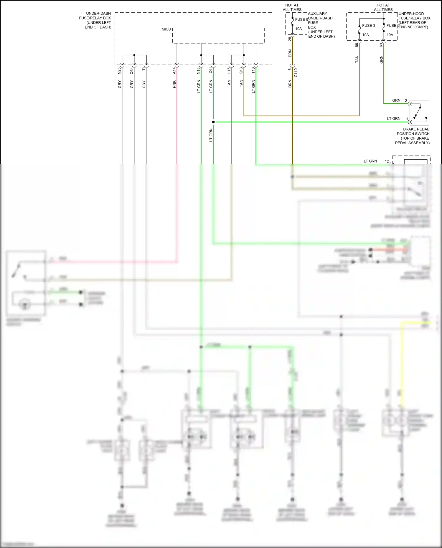 Honda Jazz GK (2015-2017) red wiring diagram  (32 of 80)
