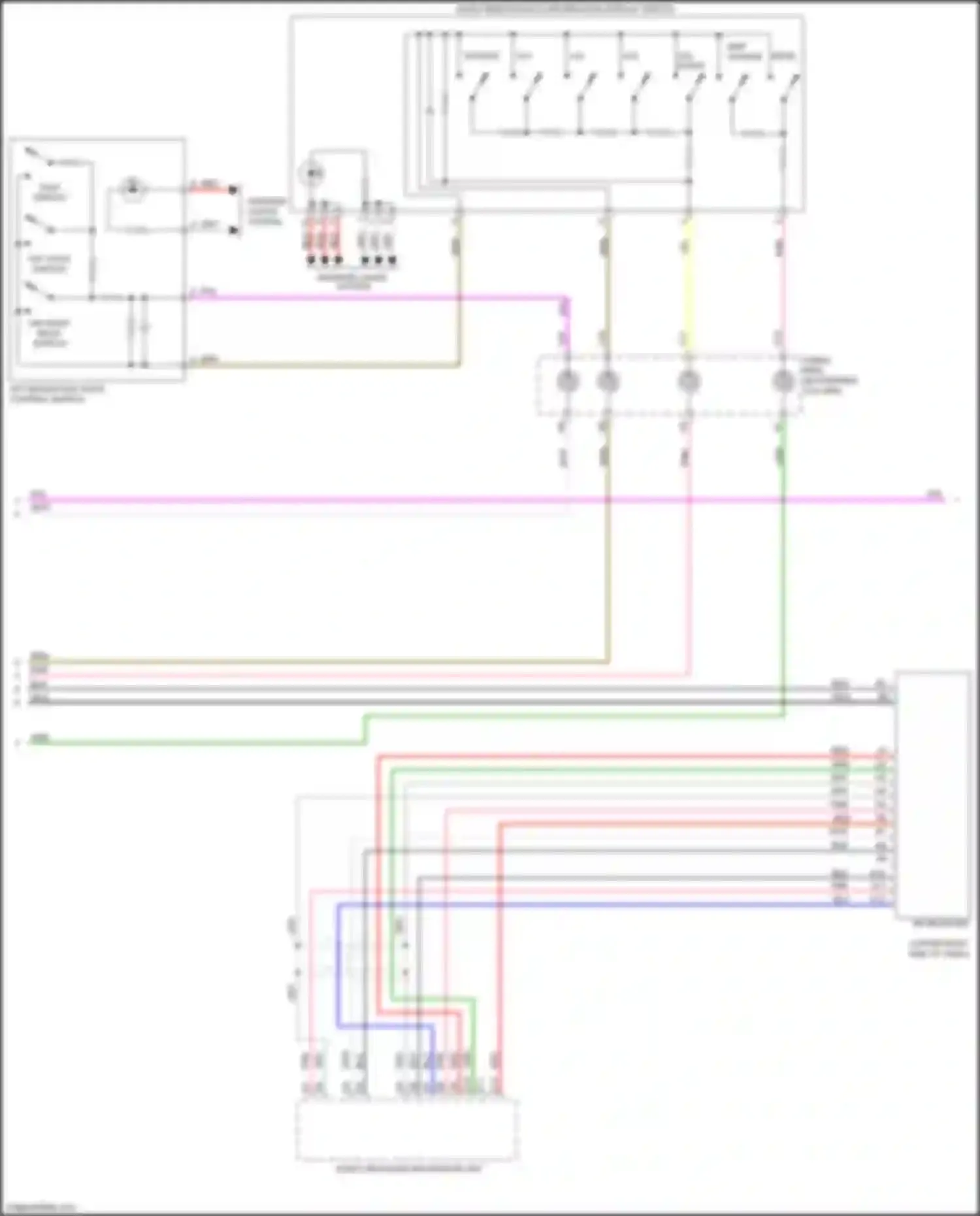 Wiring diagram talk switch for Honda Jazz GK (2015-2017) (1 of 3)