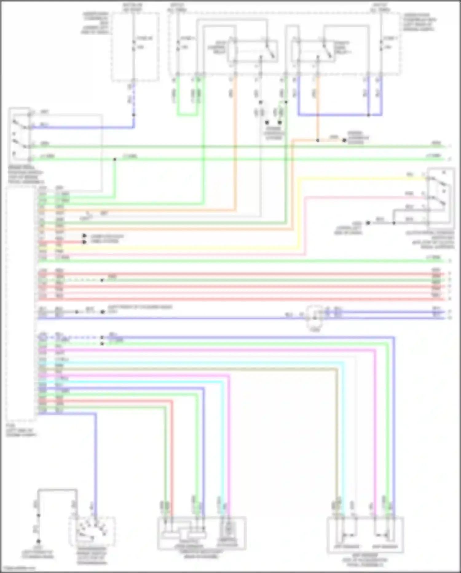 Wiring diagram throttle actuator for Honda Jazz GK (2015-2017) (1 of 2)