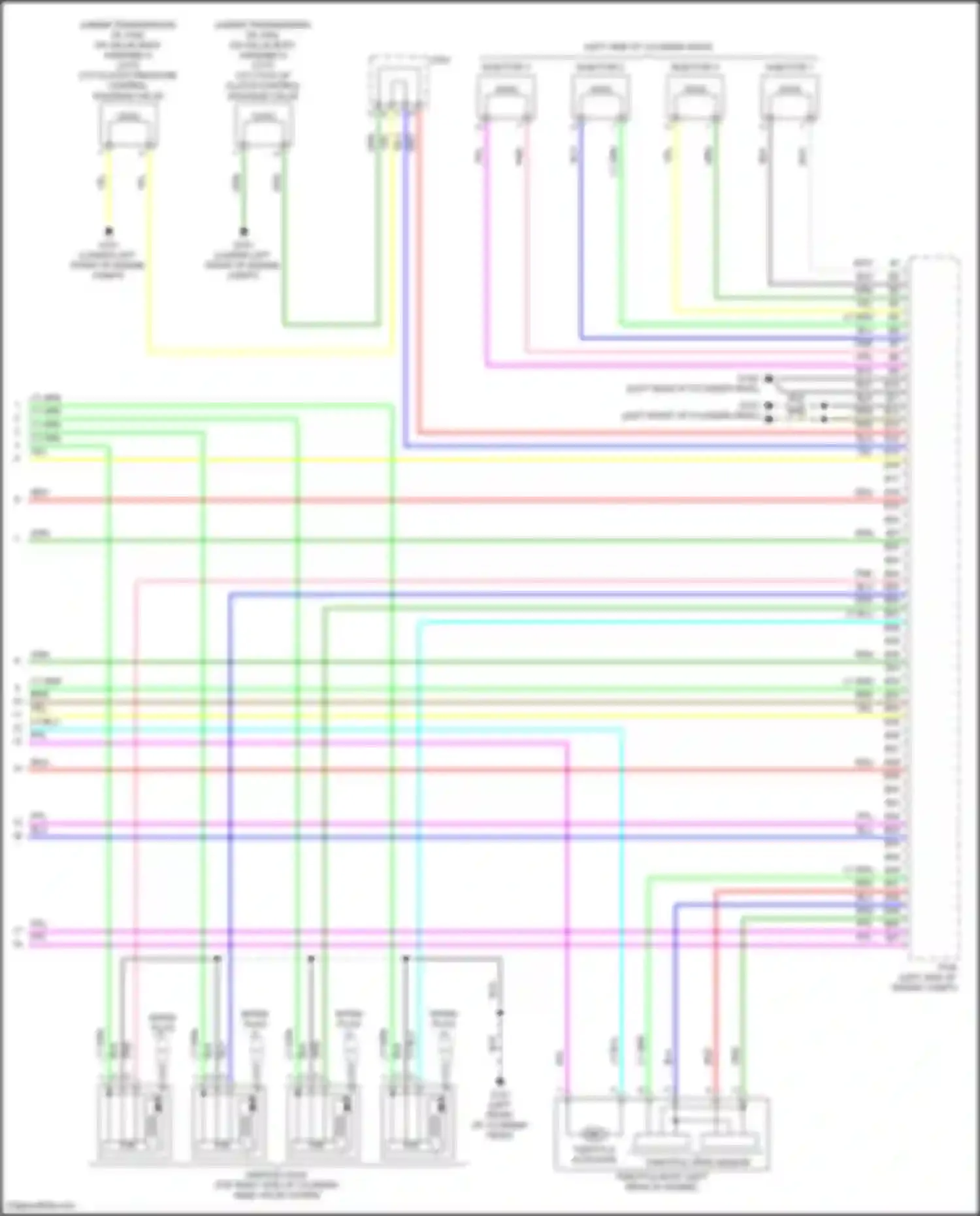 Wiring diagram throttle open sensor for Honda Jazz GK (2015-2017) (2 of 2)
