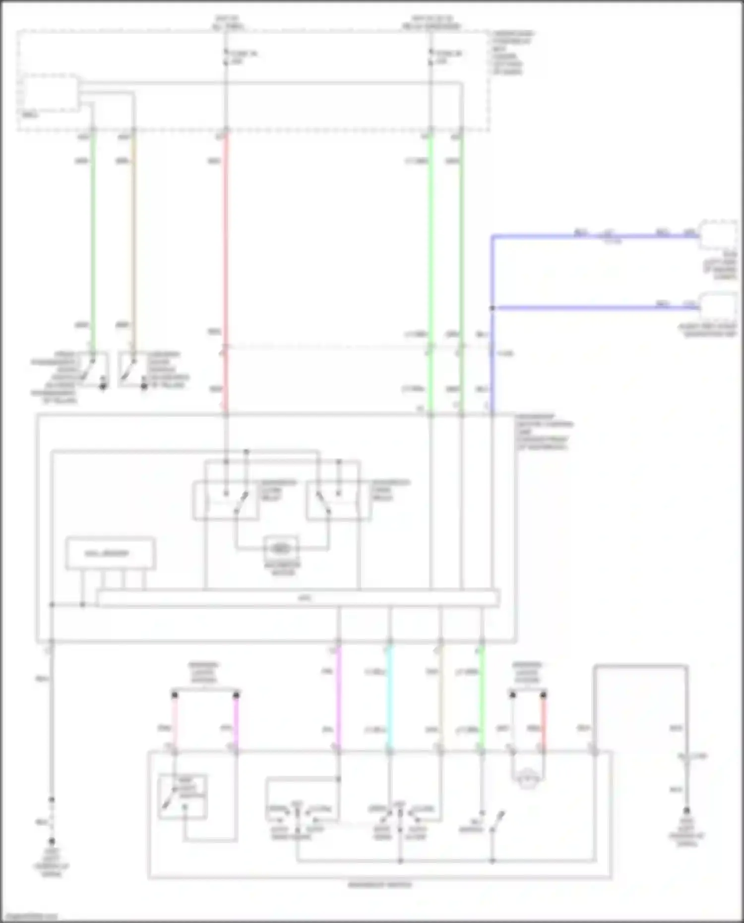 Wiring diagram under-dash fuse/relay box for Honda Jazz GK (2015-2017) (35 of 47)