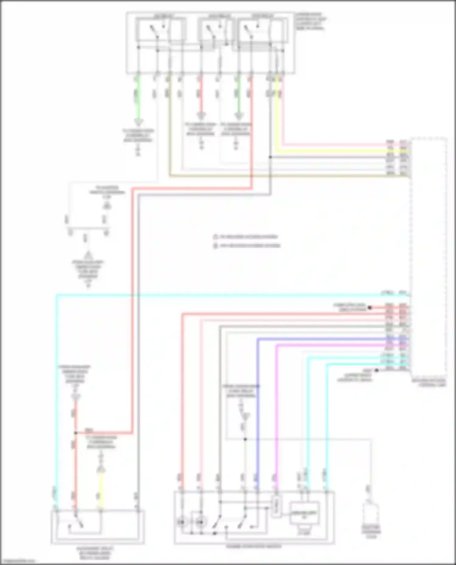Wiring diagram w/ keyless access system for Honda Jazz GK (2015-2017) (9 of 9)