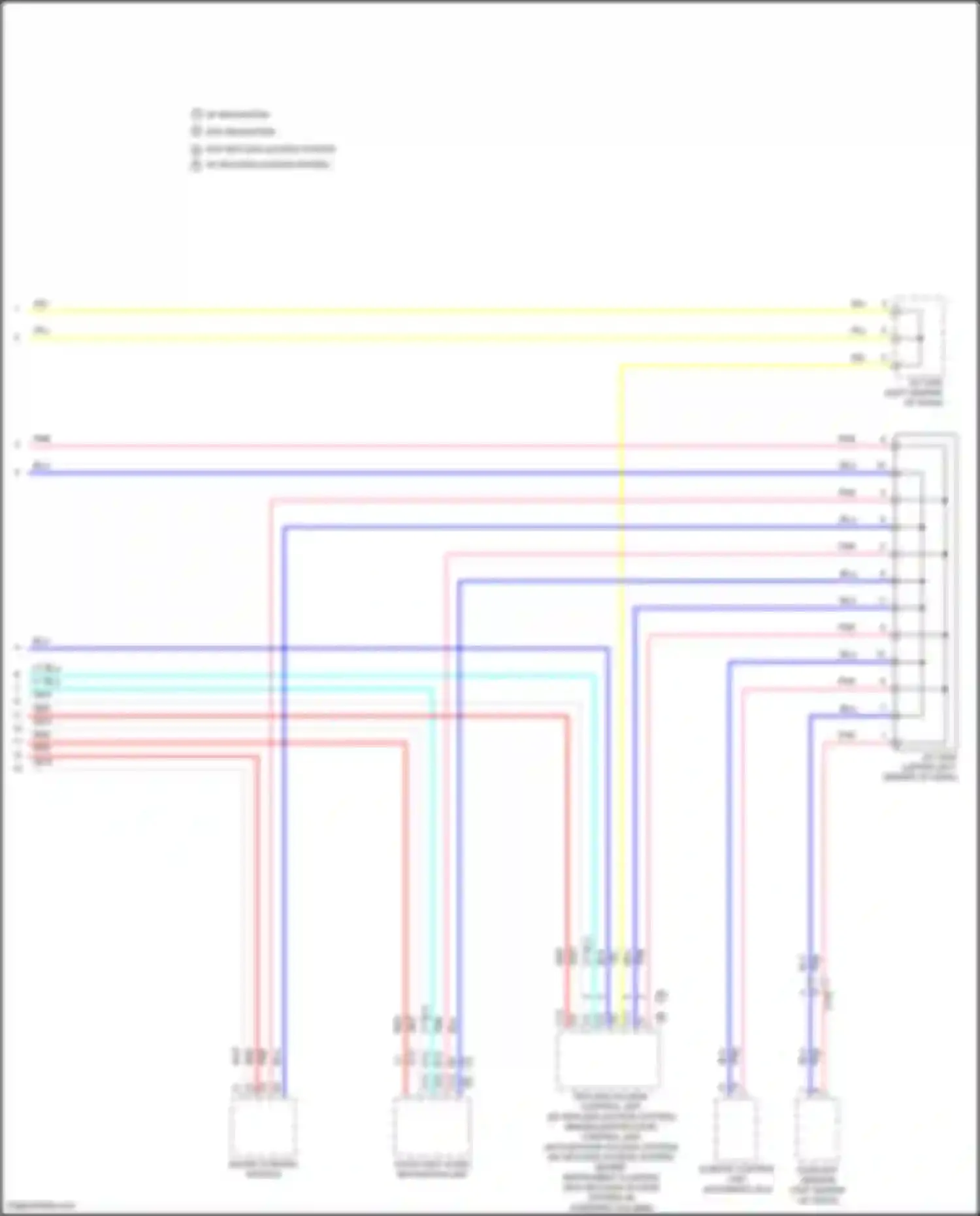 Wiring diagram w/ keyless access system for Honda Jazz GK (2015-2017) (1 of 9)