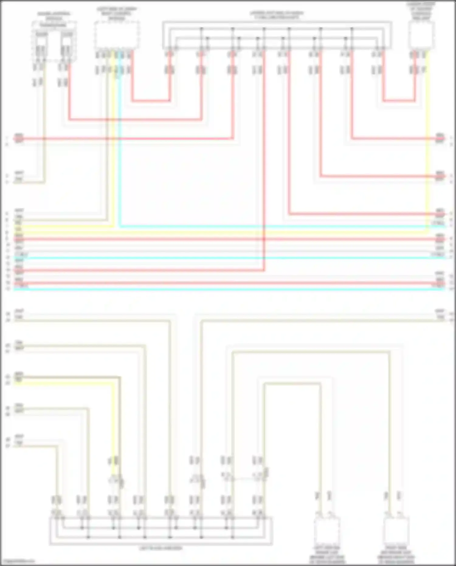 Odyssey (North America) Honda V facelift (2017-2020): Computer data lines circuit (3 of 5)