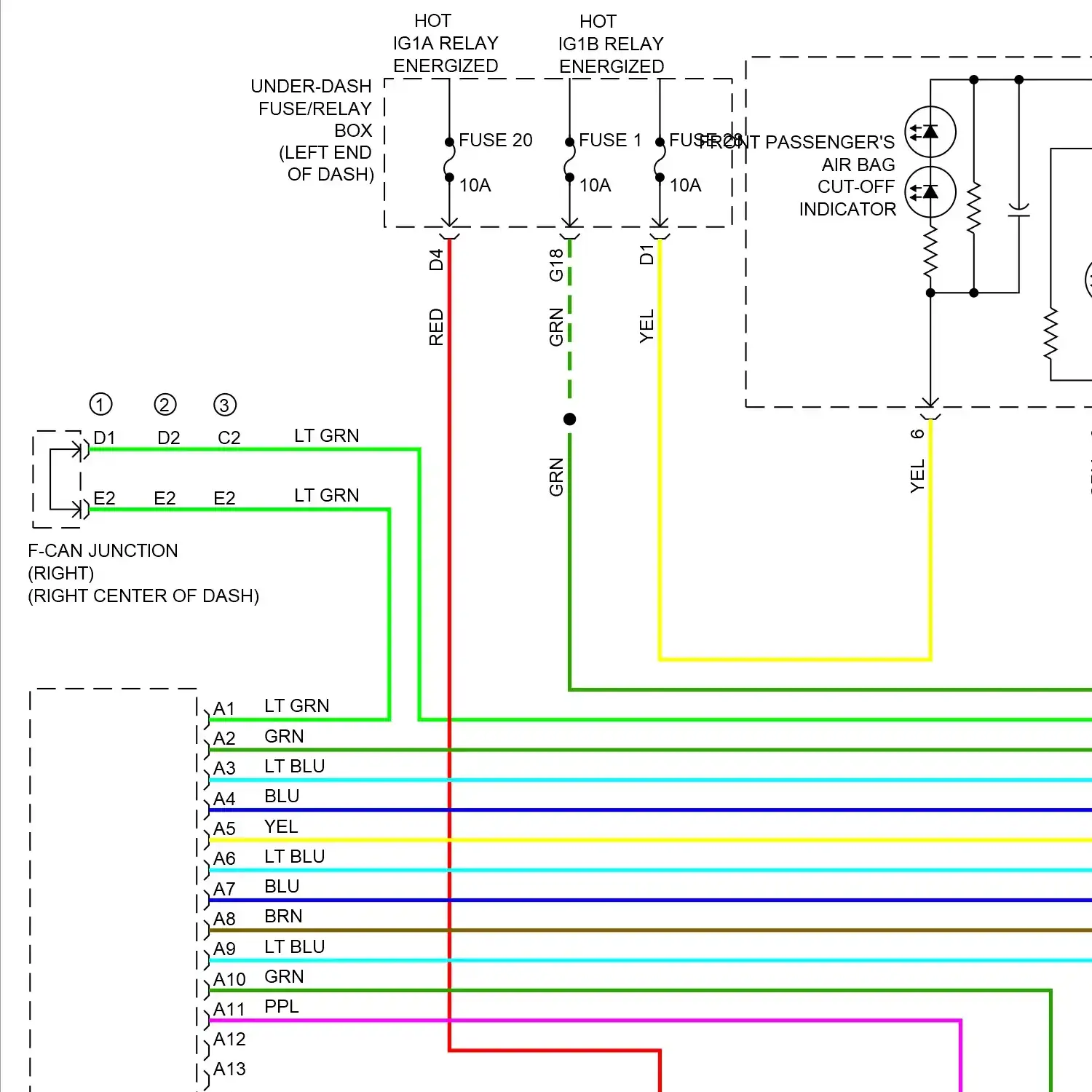 demo - Supplemental restraints circuit (1 of 3) Supplemental restraints circuit (1 of 3)