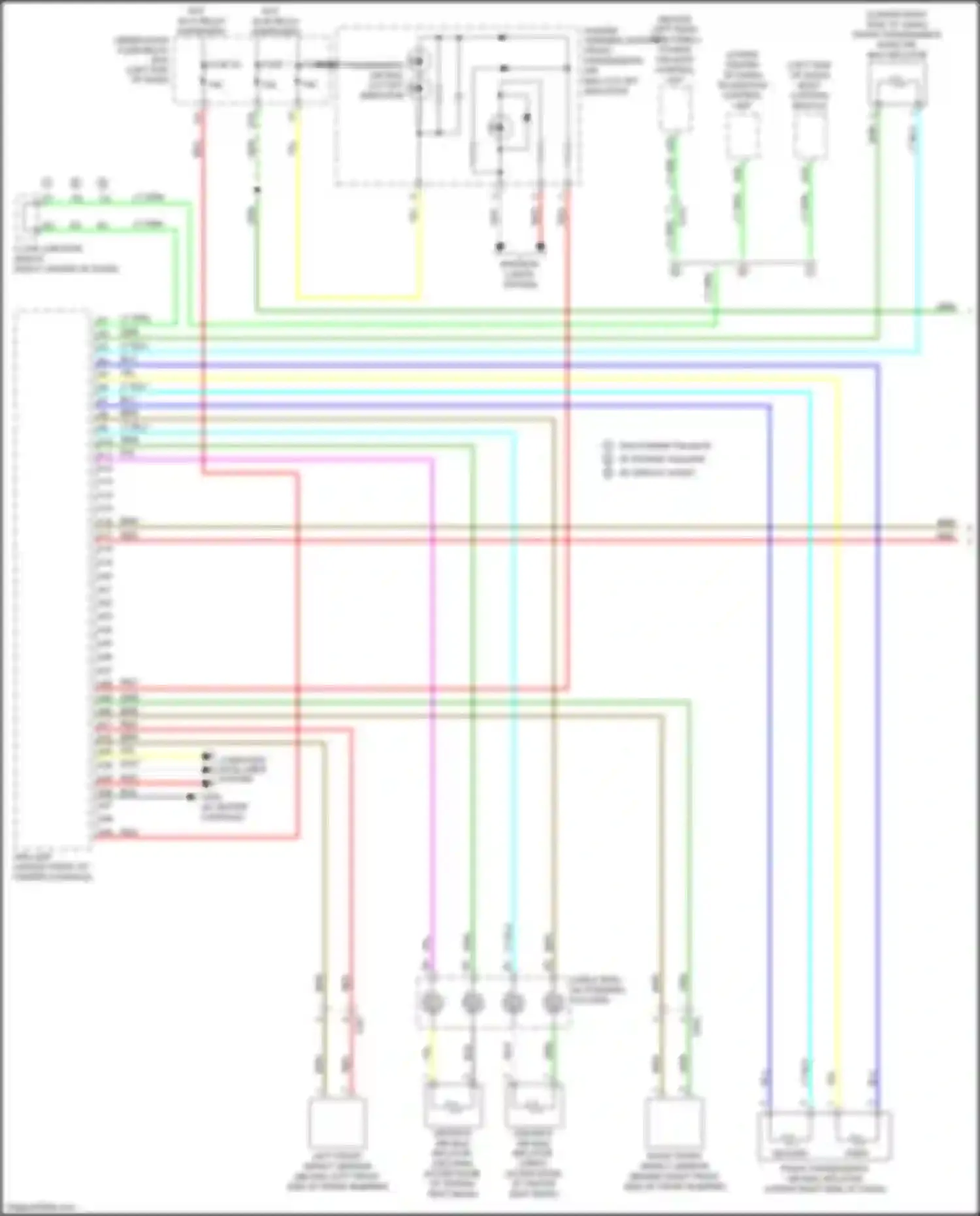 Odyssey (North America) Honda V facelift (2017-2020): Supplemental restraints circuit (1 of 3)