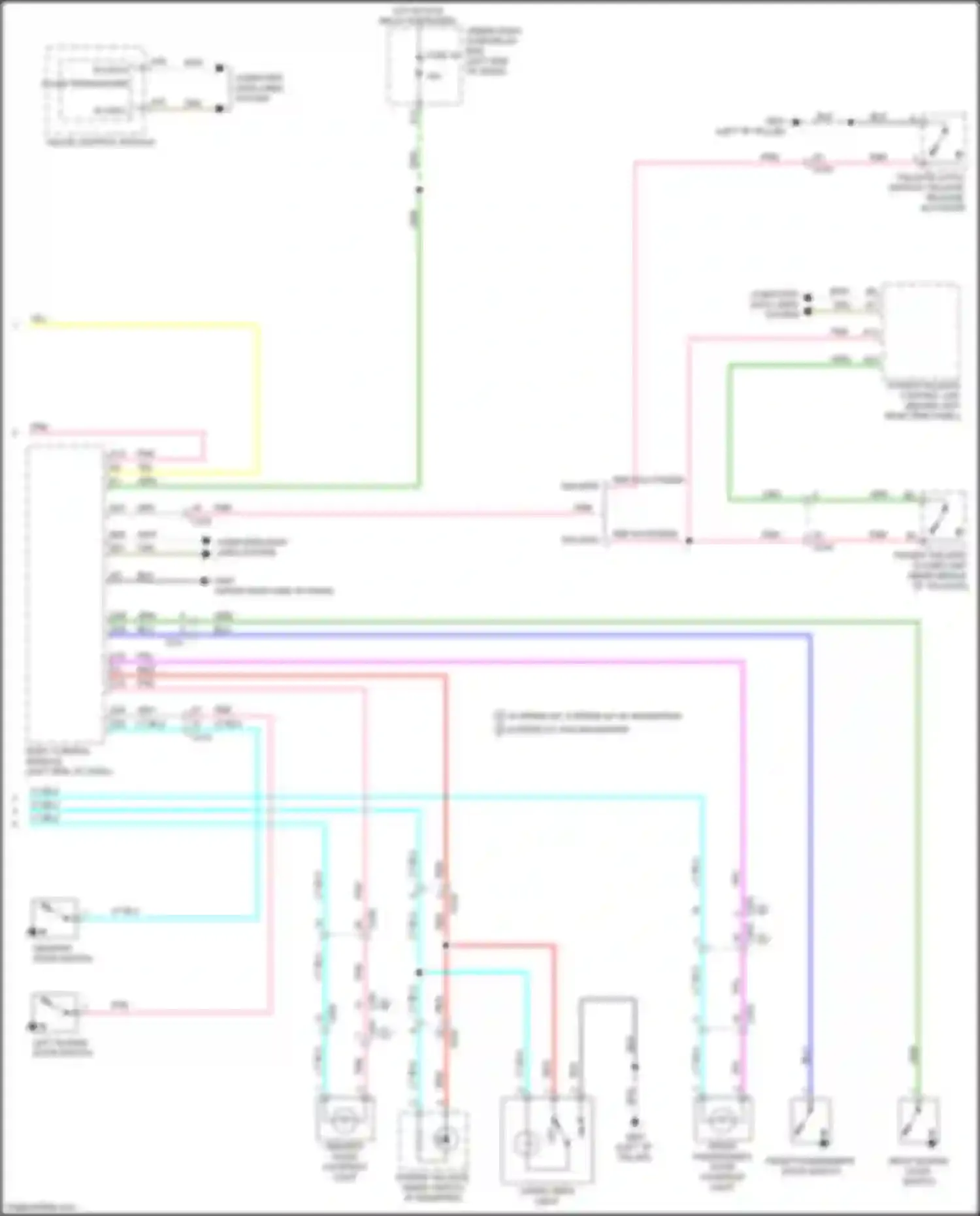 Wiring diagram 10 speed a/t, 9 speed a/t w/ navigation 9 speed a/t w/o navigation for Honda Odyssey (North America) V facelift (2017-2020) (1 of 1)