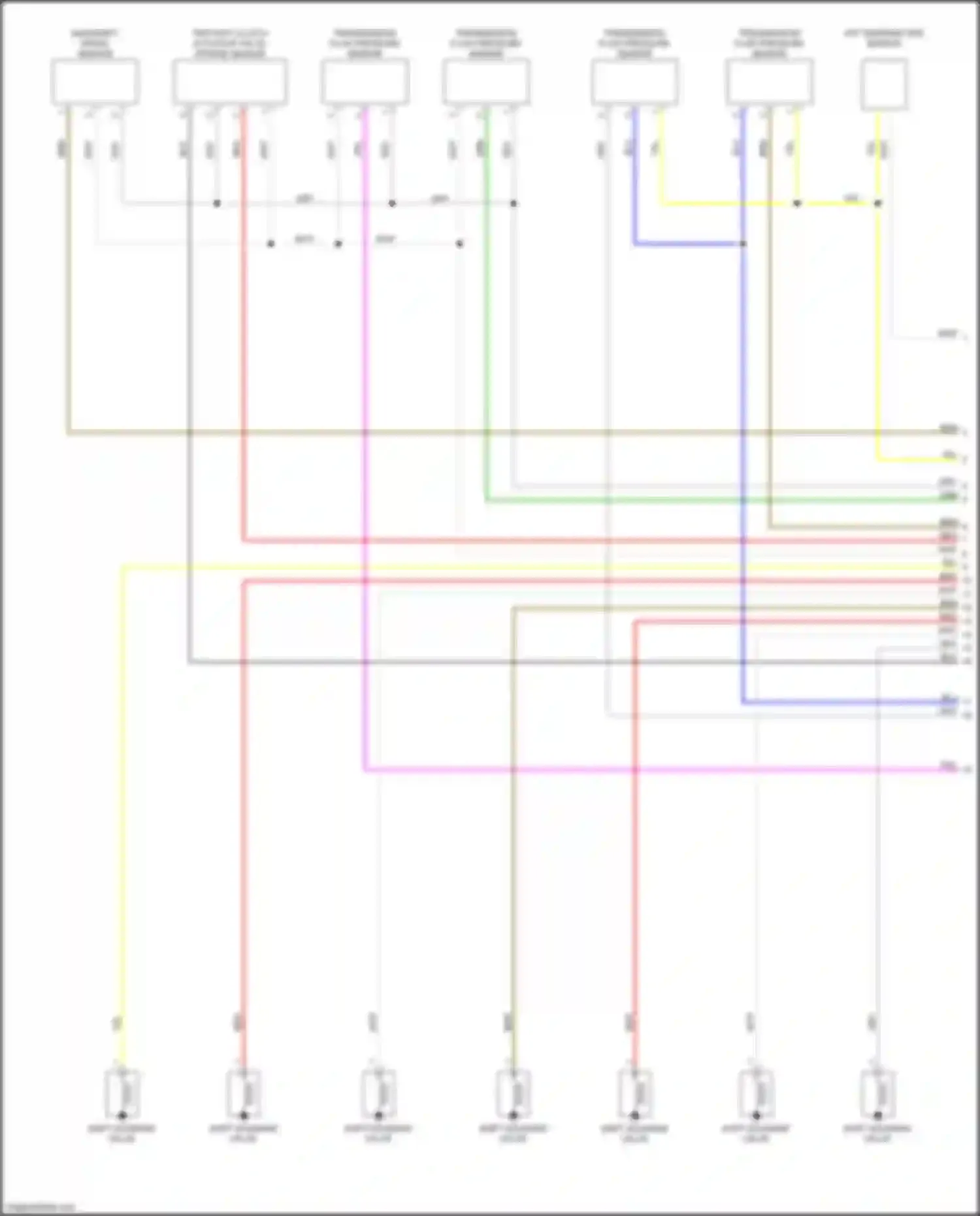 Wiring diagram atf temperature sensor for Honda Odyssey (North America) V facelift (2017-2020) (1 of 2)