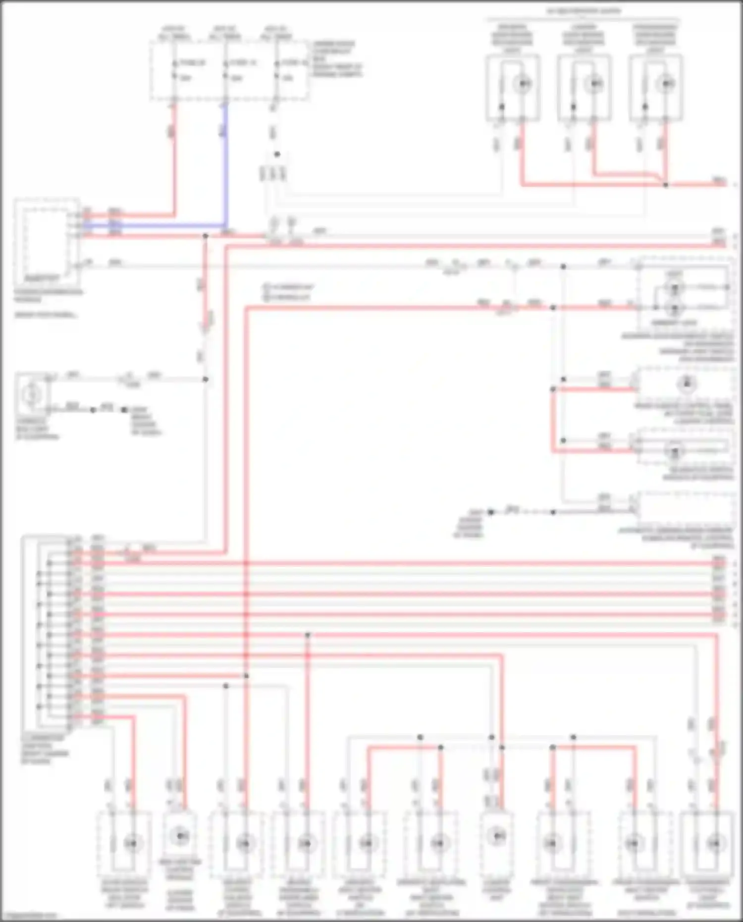 Wiring diagram automatic dimming inside mirror/ homelink remote control for Honda Odyssey (North America) V facelift (2017-2020) (3 of 4)