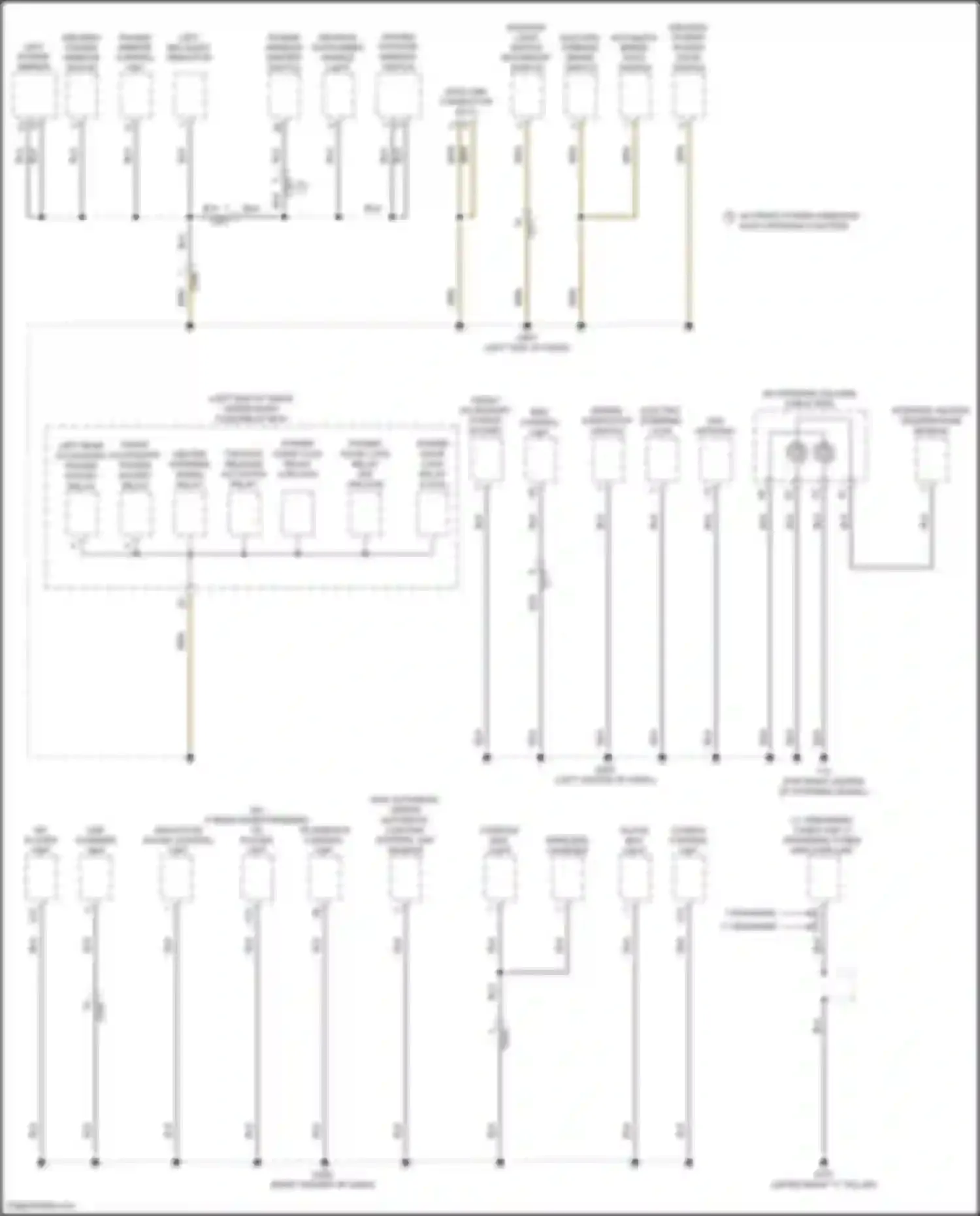 Wiring diagram bd player unit for Honda Odyssey (North America) V facelift (2017-2020) (1 of 5)