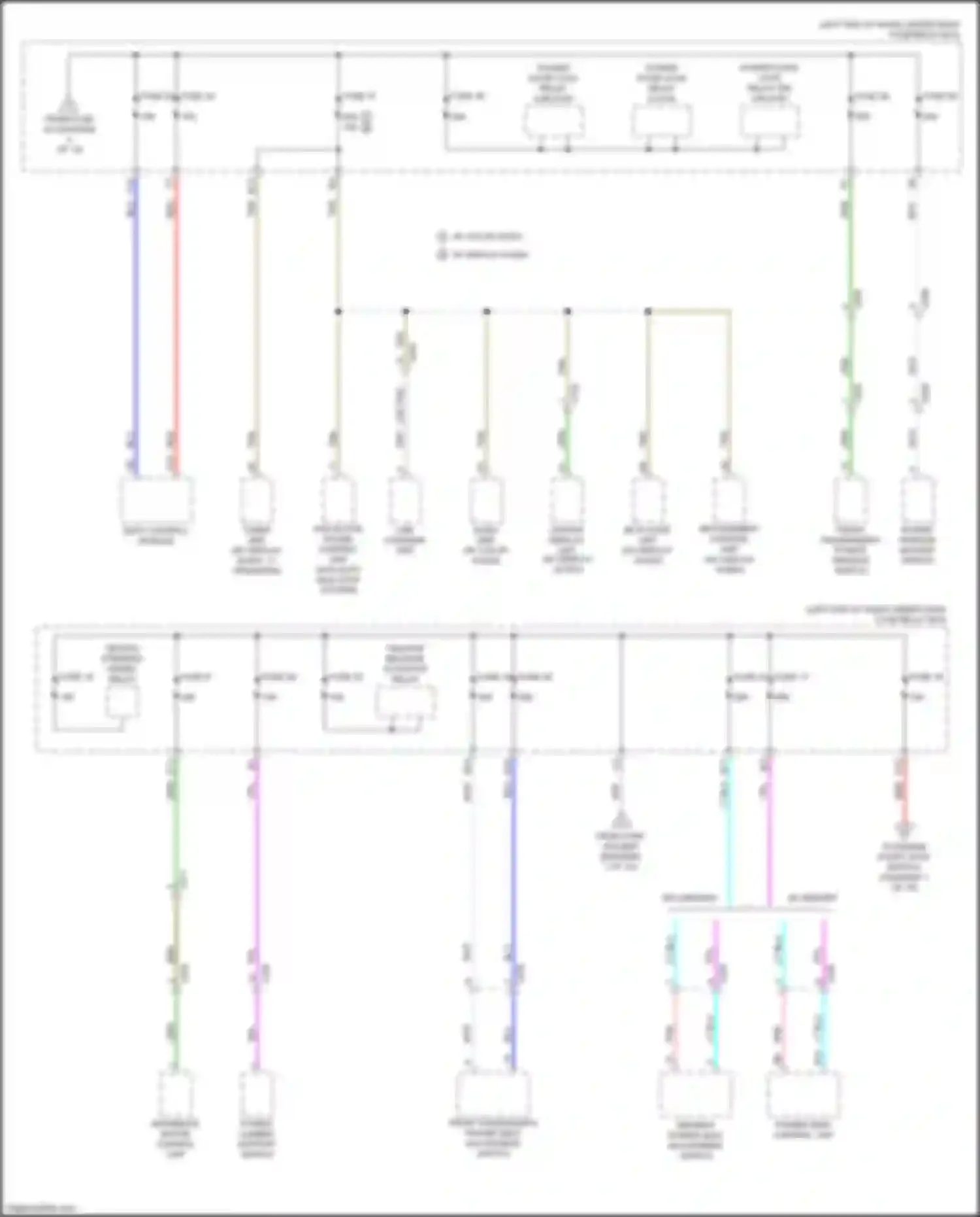 Wiring diagram bd player unit for Honda Odyssey (North America) V facelift (2017-2020) (4 of 5)