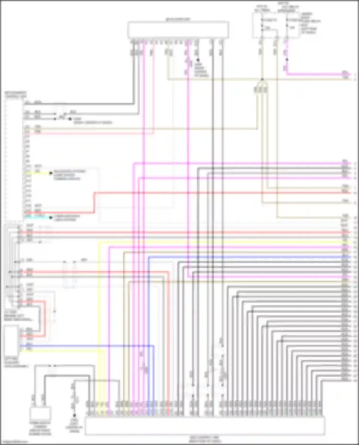 Wiring diagram computer data lines system for Honda Odyssey (North America) V facelift (2017-2020) (65 of 86)