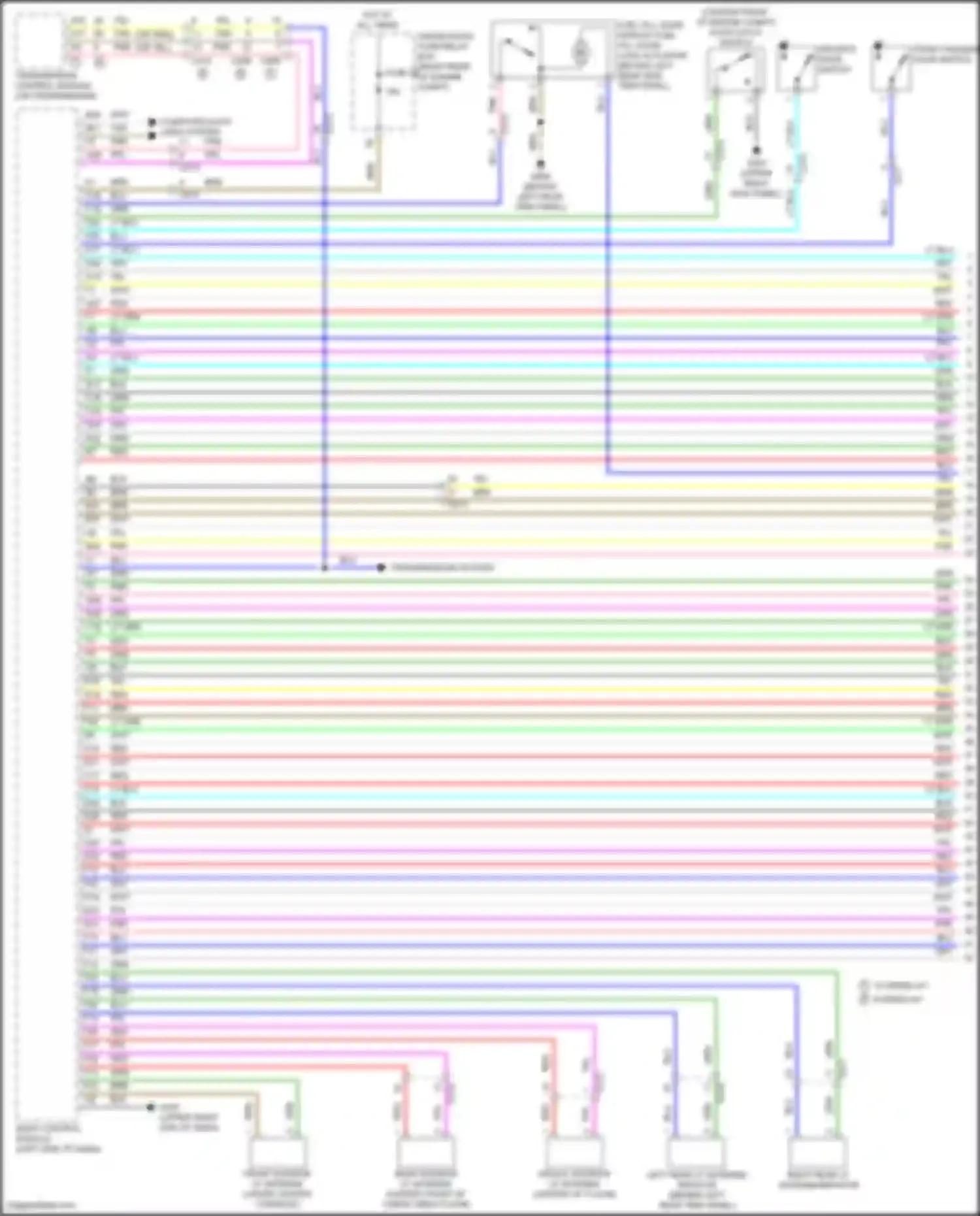 Wiring diagram computer data lines system for Honda Odyssey (North America) V facelift (2017-2020) (47 of 86)