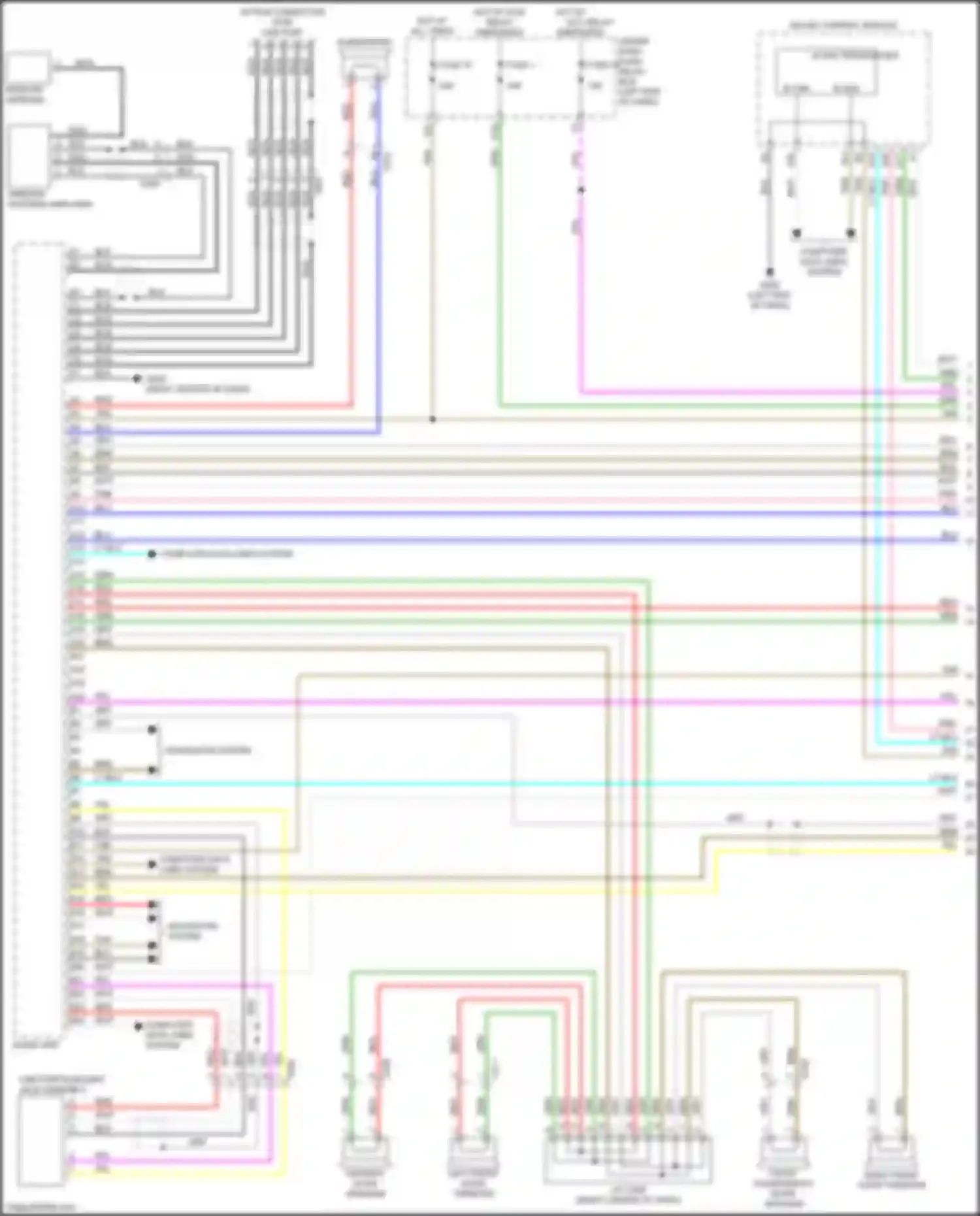 Wiring diagram computer data lines system for Honda Odyssey (North America) V facelift (2017-2020) (73 of 86)