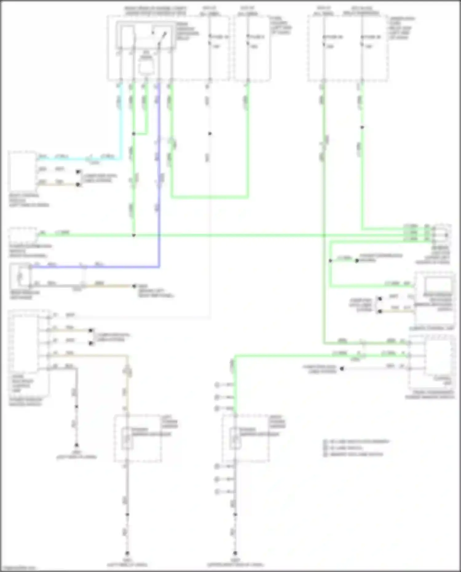 Wiring diagram computer data lines system for Honda Odyssey (North America) V facelift (2017-2020) (2 of 86)