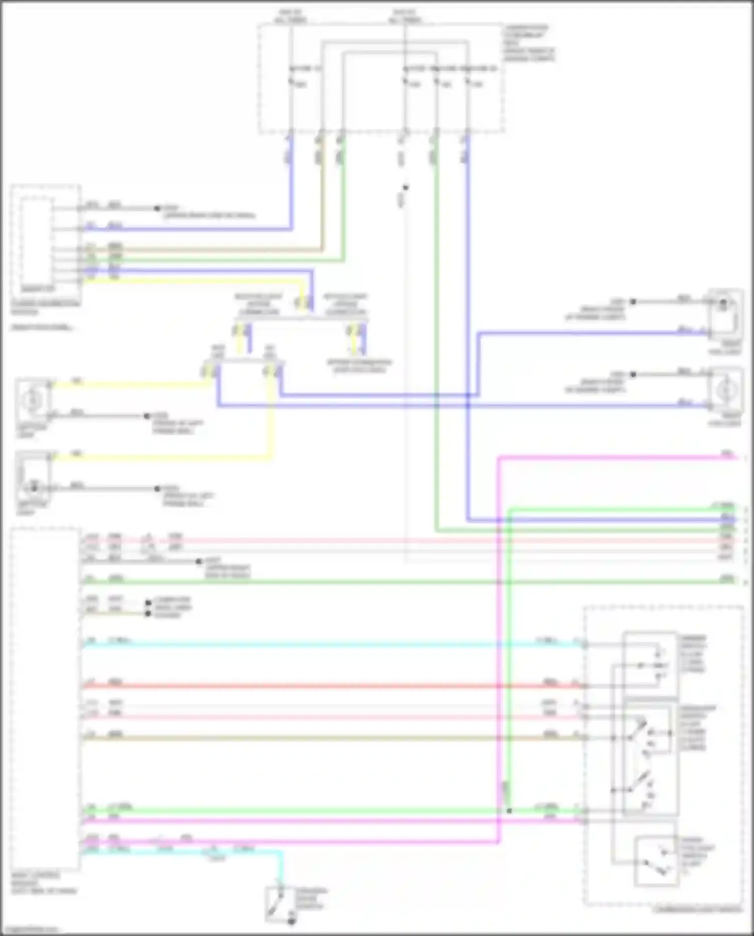 Wiring diagram computer data lines system for Honda Odyssey (North America) V facelift (2017-2020) (81 of 86)